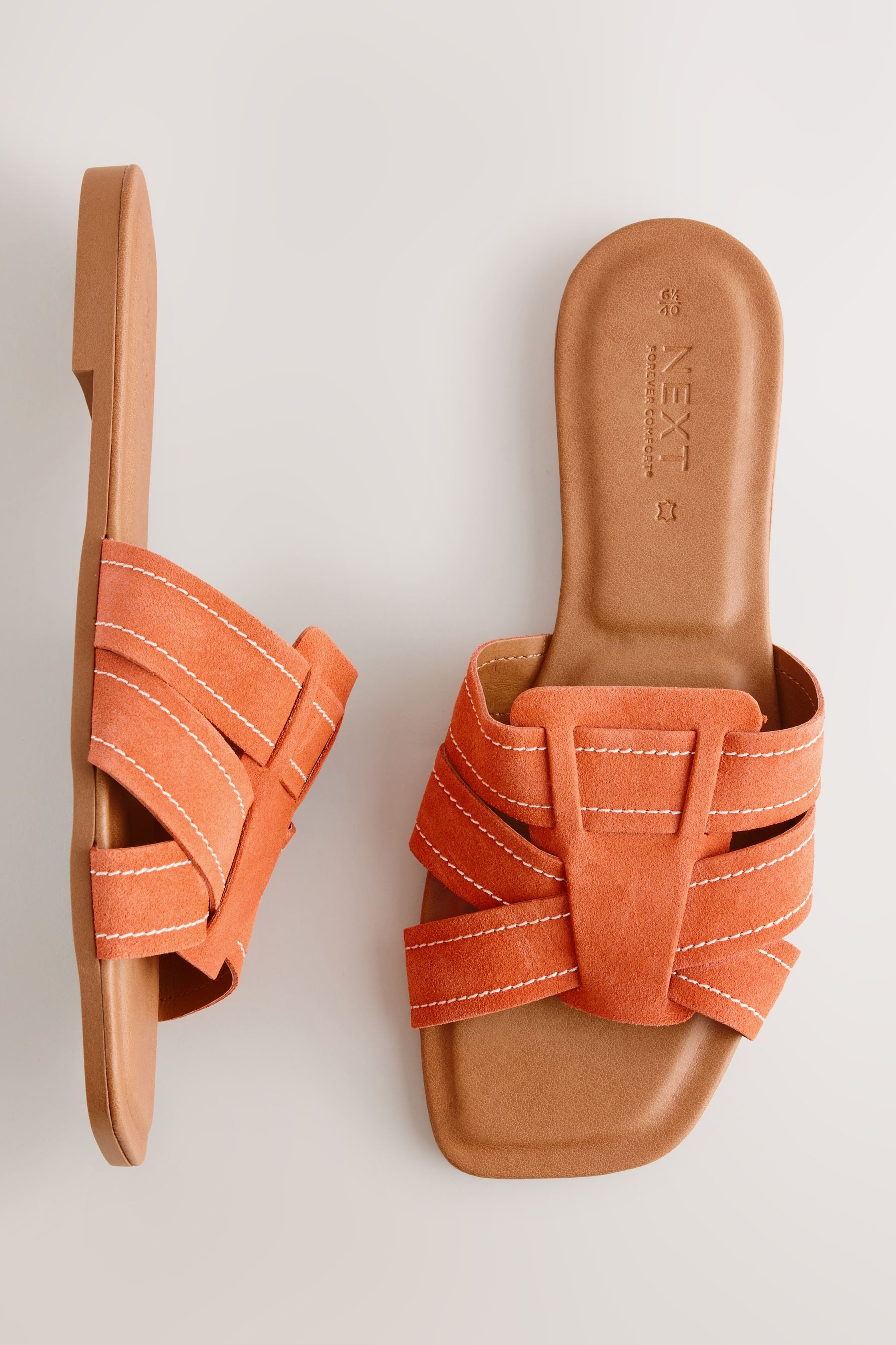 Next Forever Comfort® Pantoletten mit Ziernaht Sandale (1-tlg)