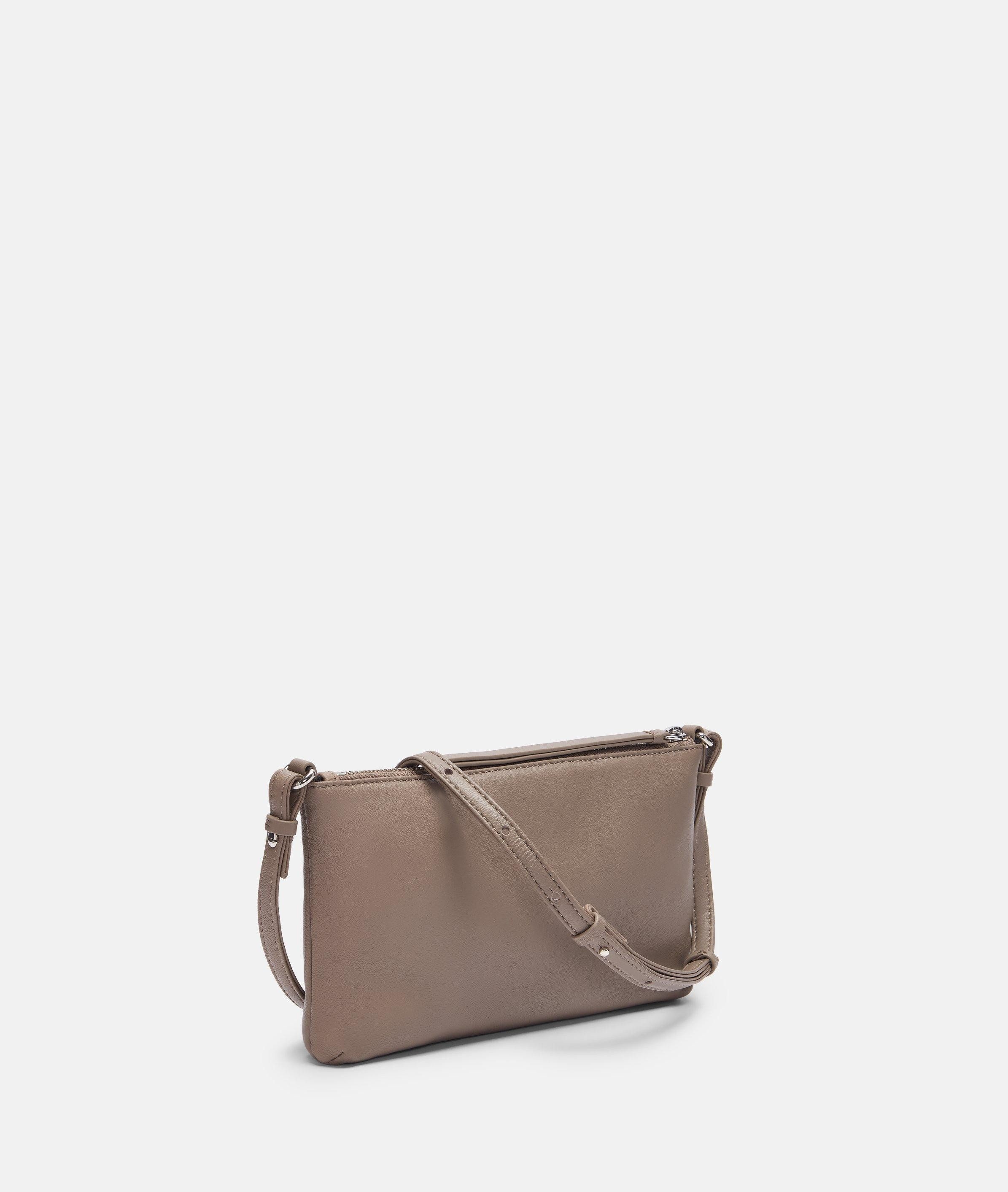 Liebeskind Berlin Schultertasche Crossbody, Handliche Umhängetasche aus weichem Schafsleder