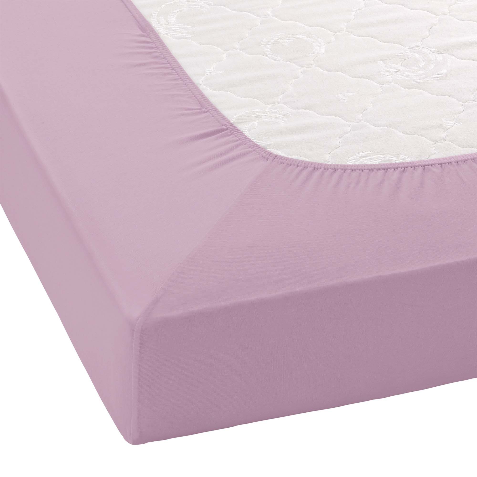 Janine Spannbettlaken ELASTIC 5002 Jersey Bettlaken mit Elasthan, 190 g/m², Jersey-Elasthan, Gummizug: rundum, (1 Stück), für Matratzen bis 35 cm Höhe, 95% Baum – Bild 3 von 5