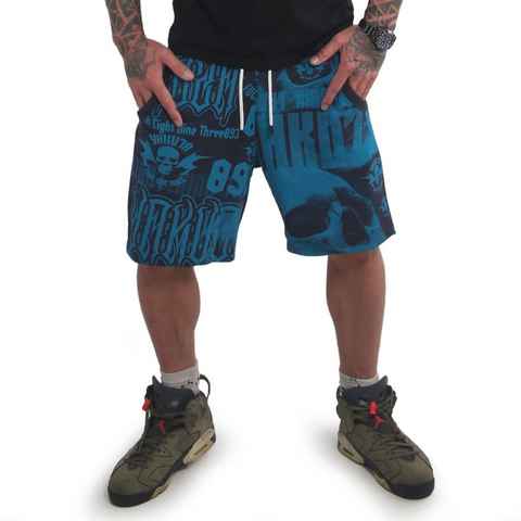 YAKUZA Sweatshorts Metal System Allover