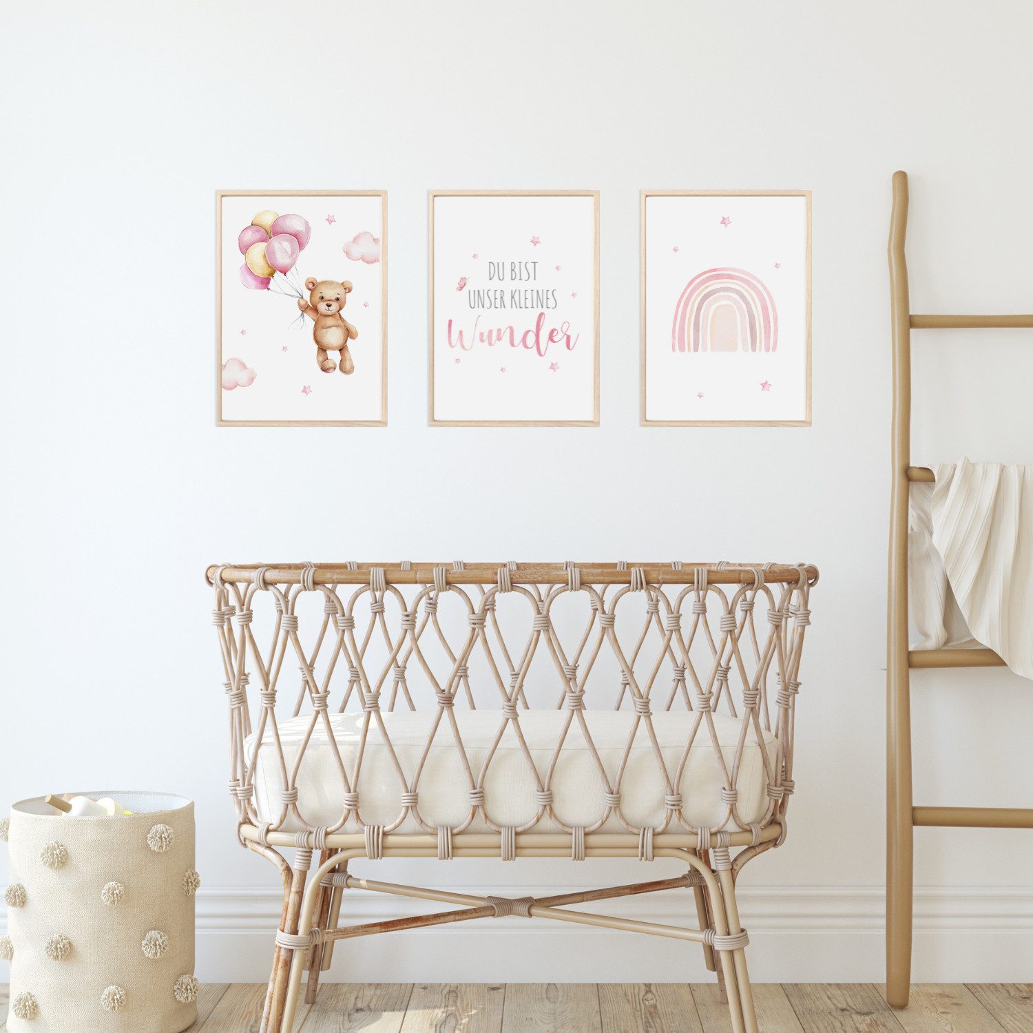 MeinBaby123® Poster Bilder Kinderzimmer, Poster Kinderzimmer Deko, Babyzimm günstig online kaufen