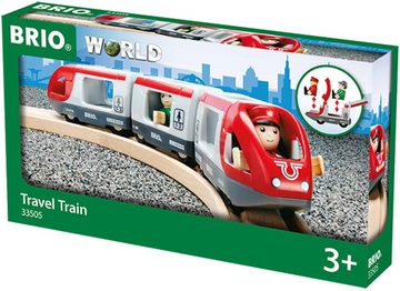 BRIO® Spielzeug-Eisenbahn BRIO® WORLD, Roter Reisezug, FSC® - schützt Wald - weltweit