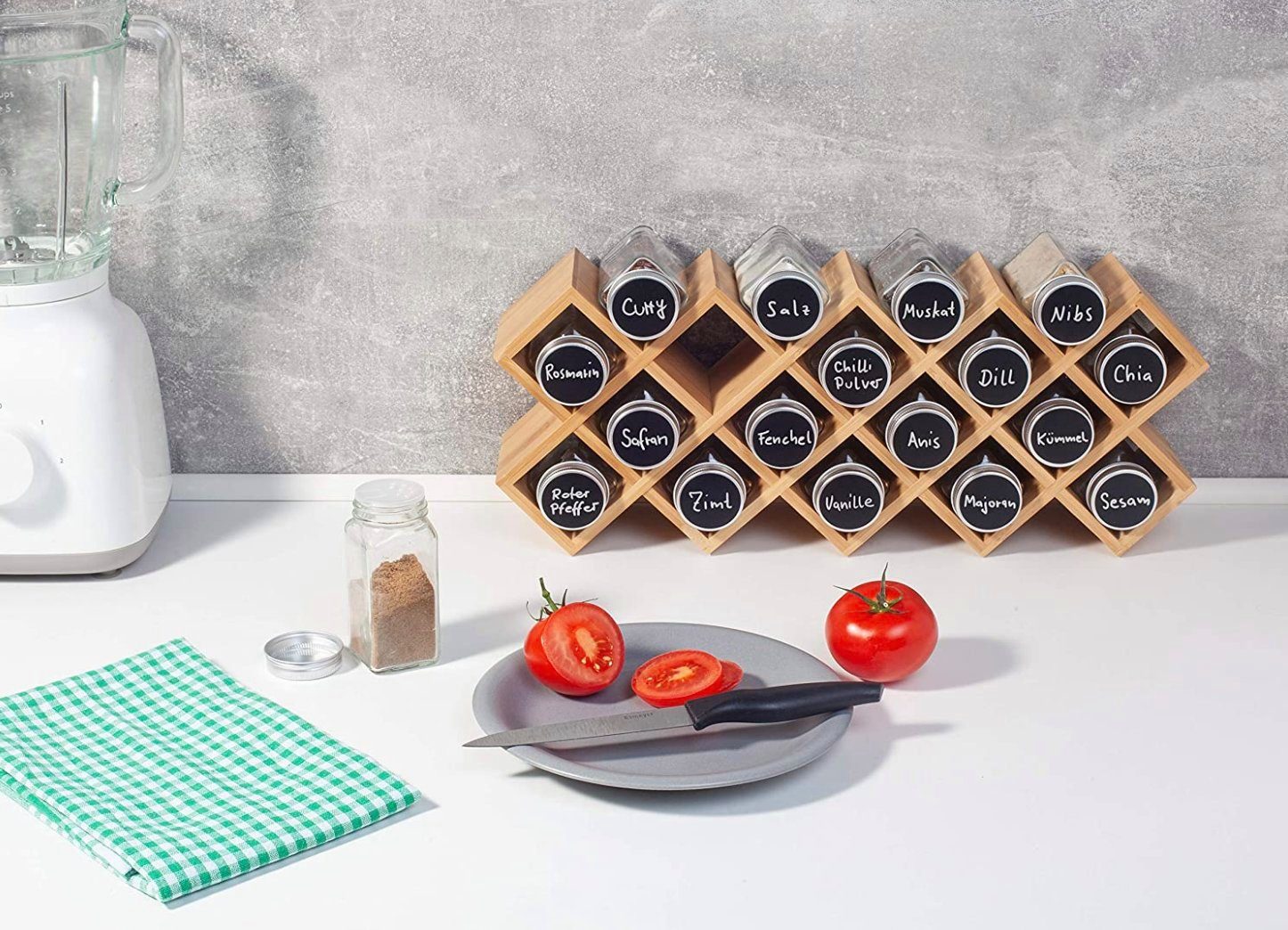 Hanseküche Gewürzregal Gewürzregal aus Holz – FSC®-zertifiziert, Komplettse günstig online kaufen