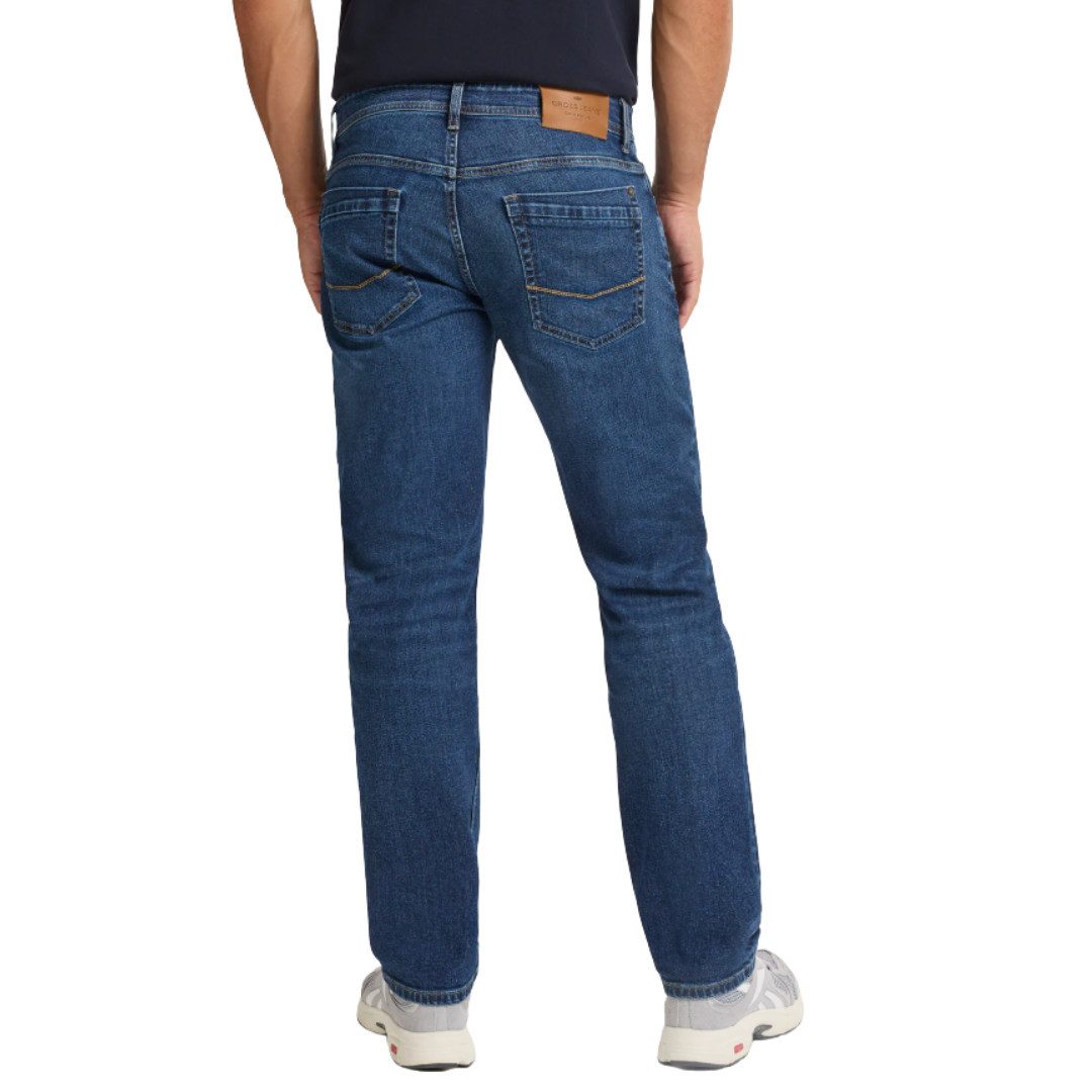 CROSS JEANS® Relax-fit-Jeans Antonio E161-518 Dark Blue 5-Pockt Style – Bild 4 von 5