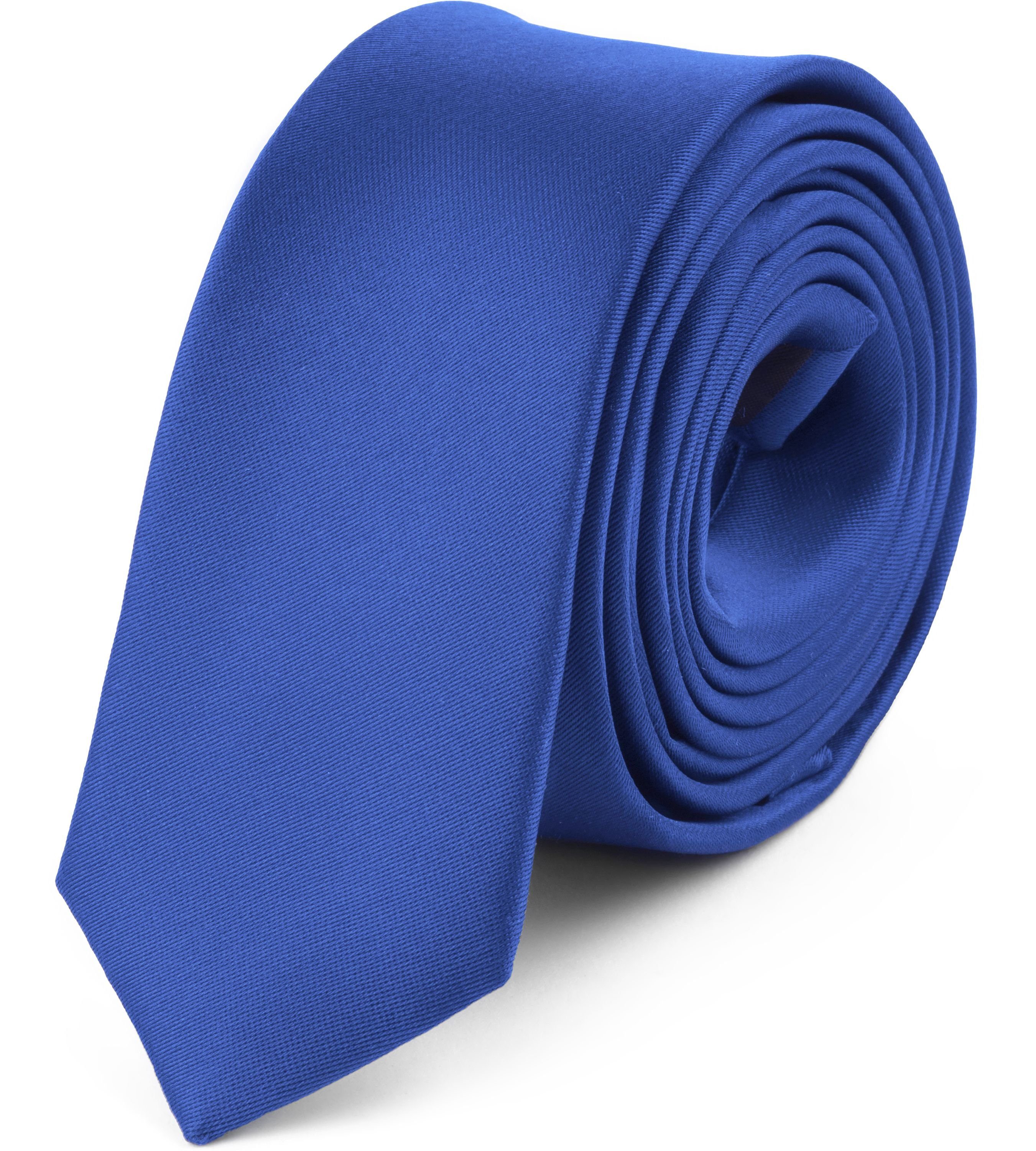 Ladeheid Krawatte Herren Schmale Krawatte SP-5 (150cm x 5cm) (Set, 1-St) Blau2