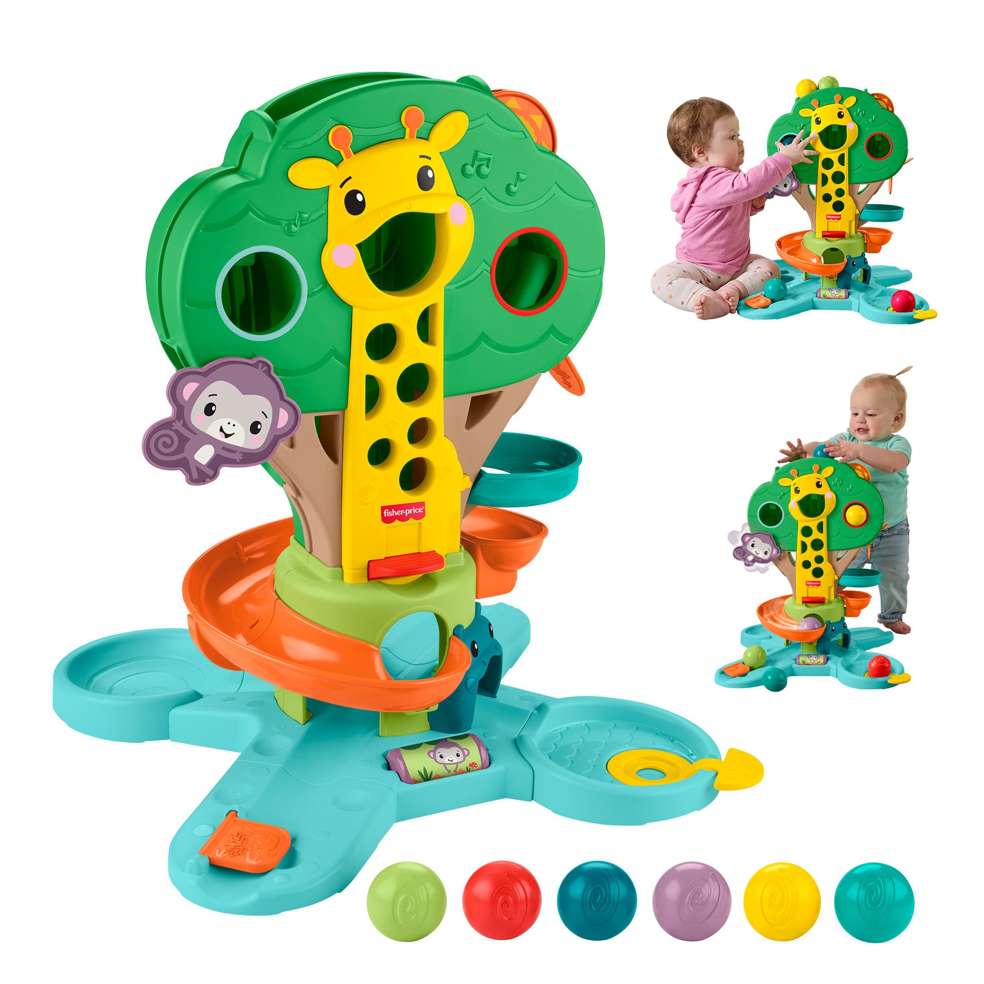 Fisher-Price® Kugelbahn Dschungelbaum, mit Sound – Bild 3 von 5