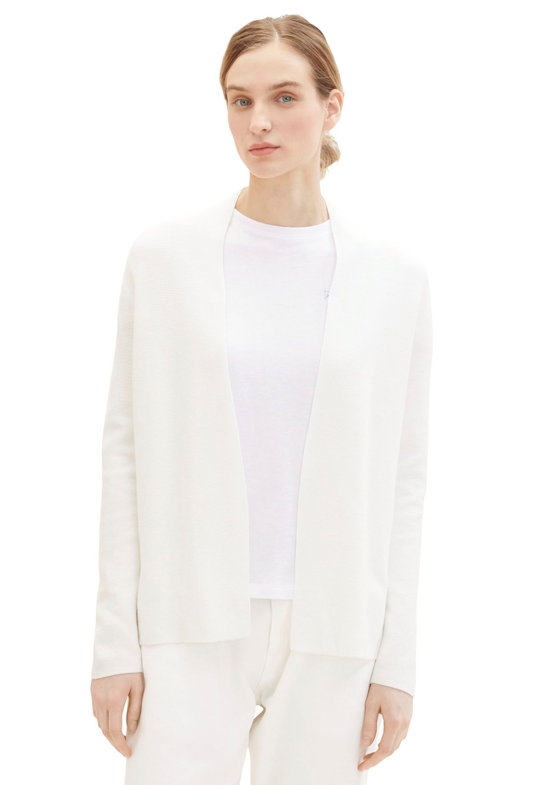TOM TAILOR Cardigan mit feiner Struktur günstig online kaufen