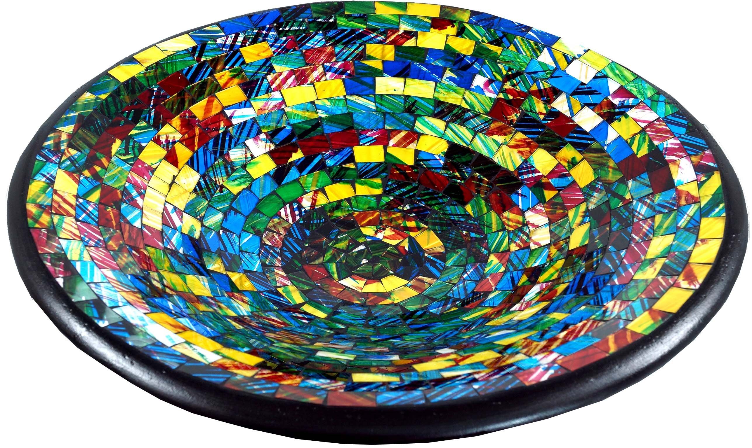Guru-Shop Dekoschale Runde Mosaikschale, Untersetzer, Dekoschale,.. günstig online kaufen
