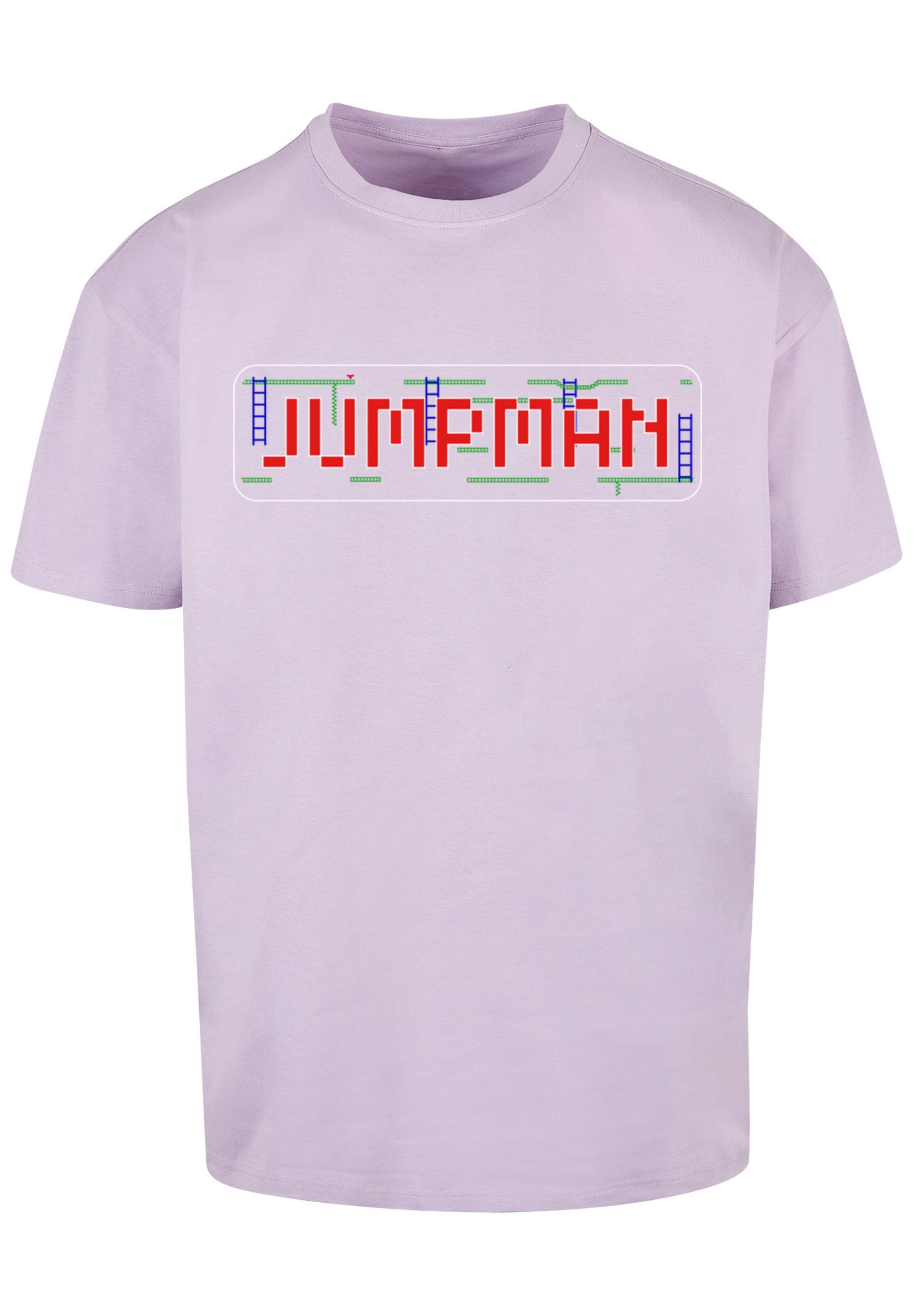 F4NT4STIC T-Shirt lilac Jumpman C64 Print SEVENSQUARED Retro Gaming