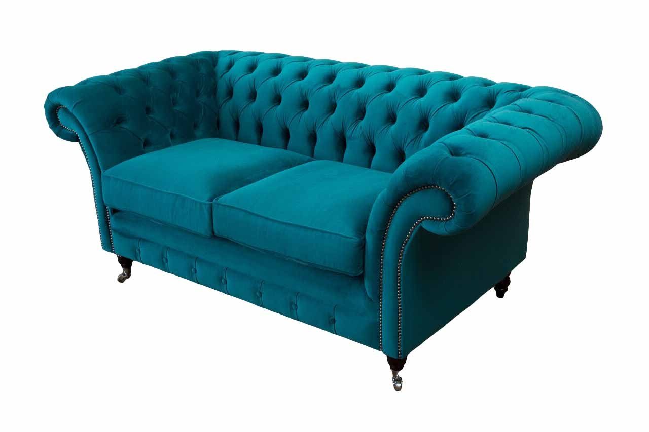 JVmoebel Chesterfield-Sofa, Chesterfield Sofa 2 Sitzer Klassisch Design Wohnzimmer Sofas Couch | Chesterfield-Sofas