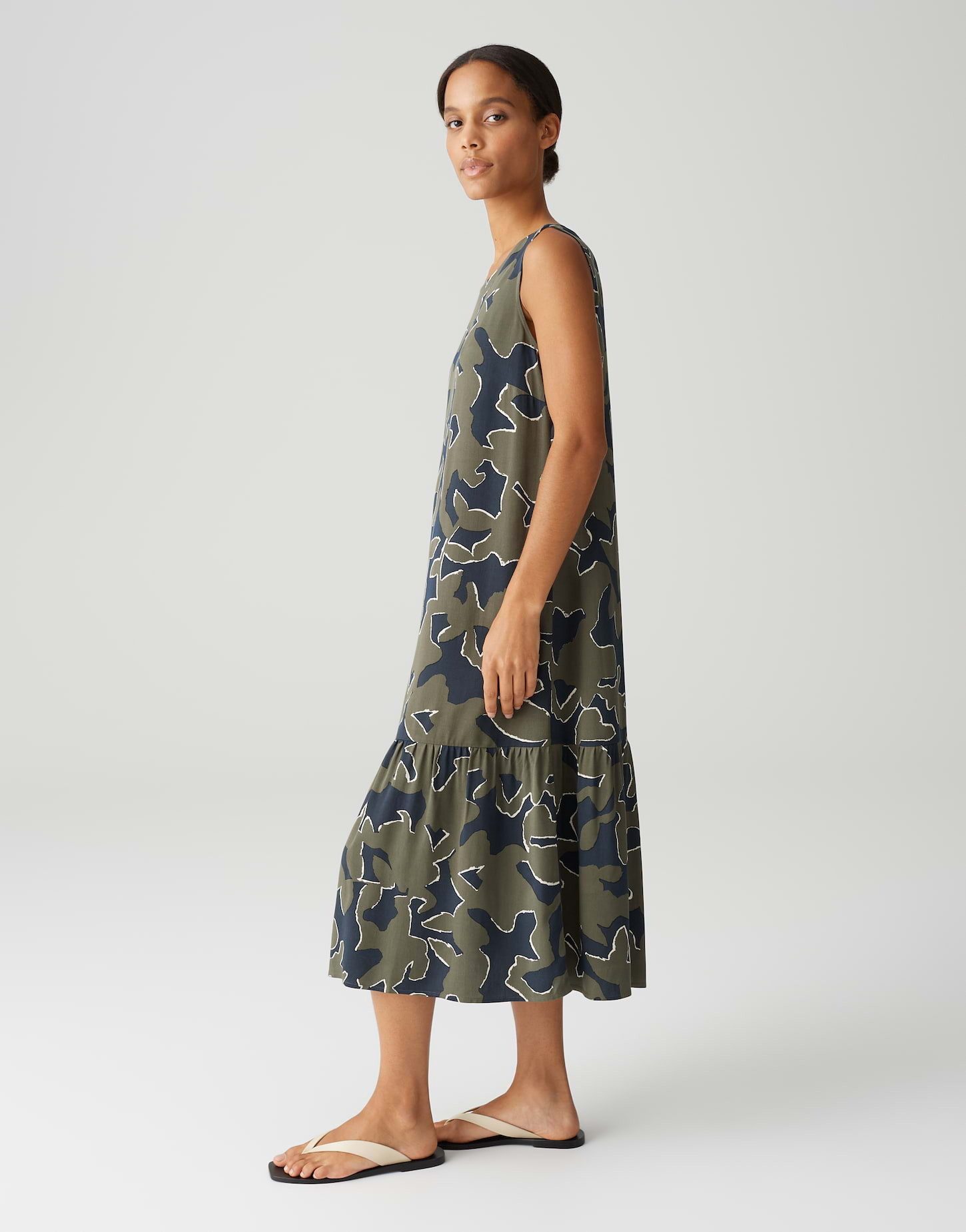 OPUS Trägerkleid WICY WILDFLOWER mit abstraktem Print