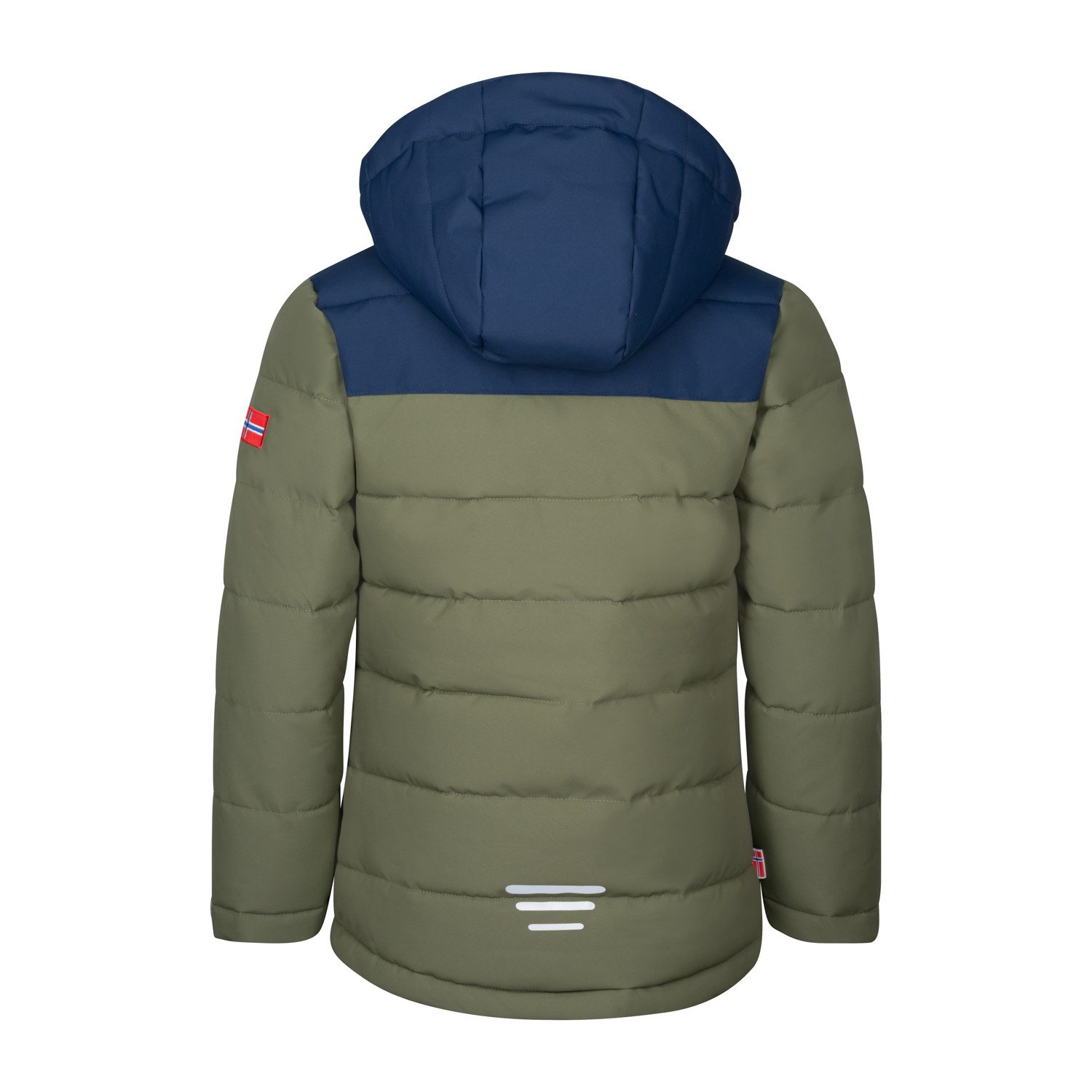 TROLLKIDS Steppjacke GIRLS GRYLLEFJORD JACKET mit Kapuze und Stehkragen