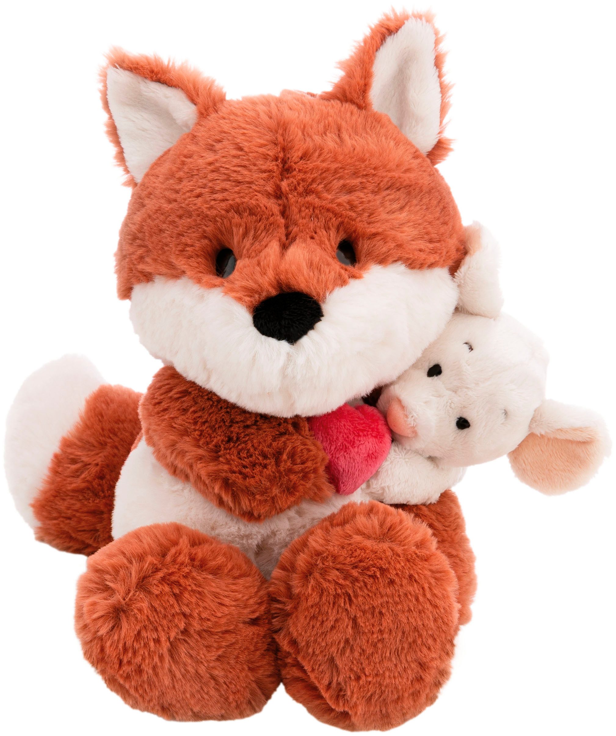 Nici Kuscheltier Love, Love Fuchs Miro 28cm mit Herz und Love Maus Mira 15cm
