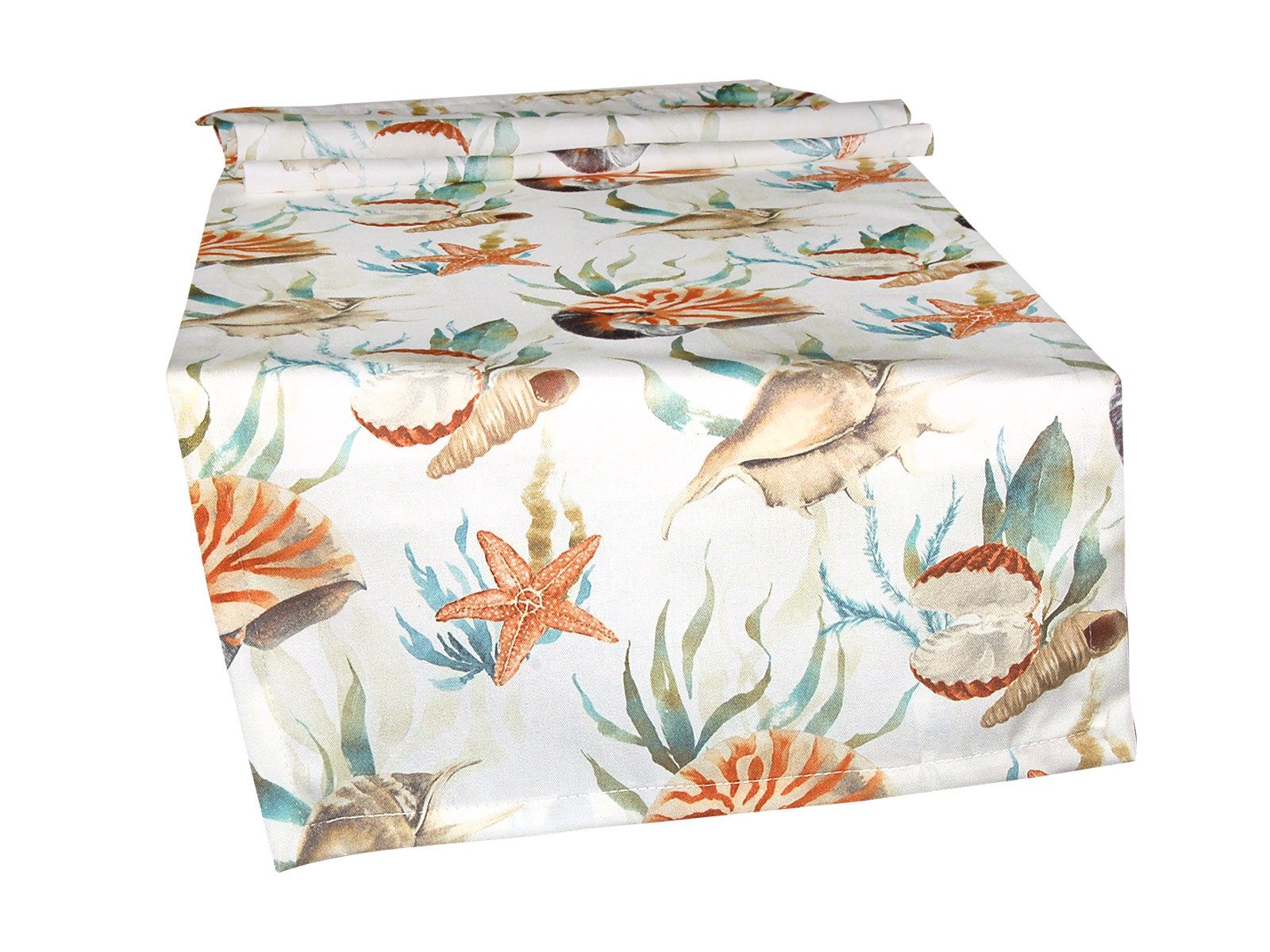 beties Узкие скатерти Atelier (1-tlg), Meeresjuwel ca. 40x150 cm 100% Baumwolle maritime Urlaubsstimmung