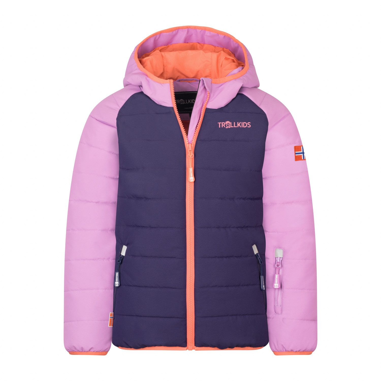 Tiefviolett/Helles Violett/Coralrosa