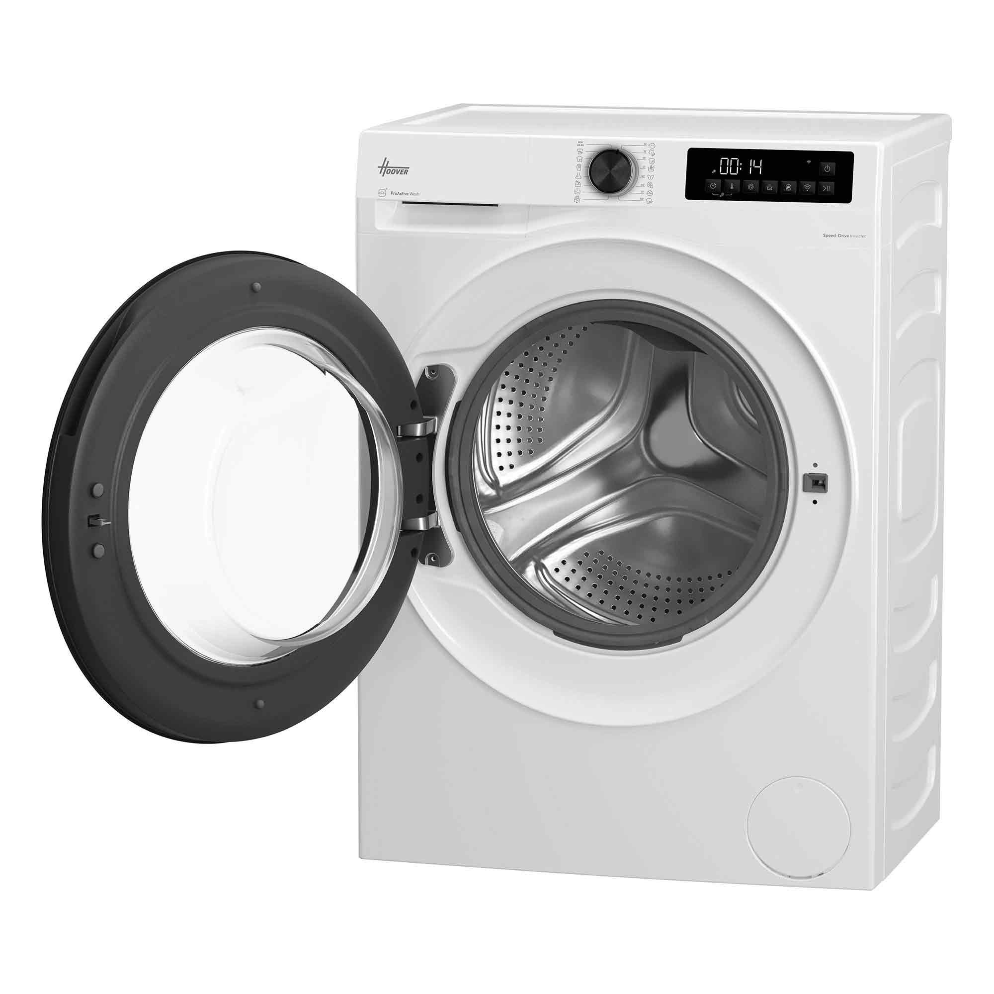 Hoover Waschmaschine H/ProWash 500 HBRQ69SBL9-S, 9 kg, 1600 U/min, Trommelreinigung, Aquastop, Dampffunktion – Bild 4 von 5