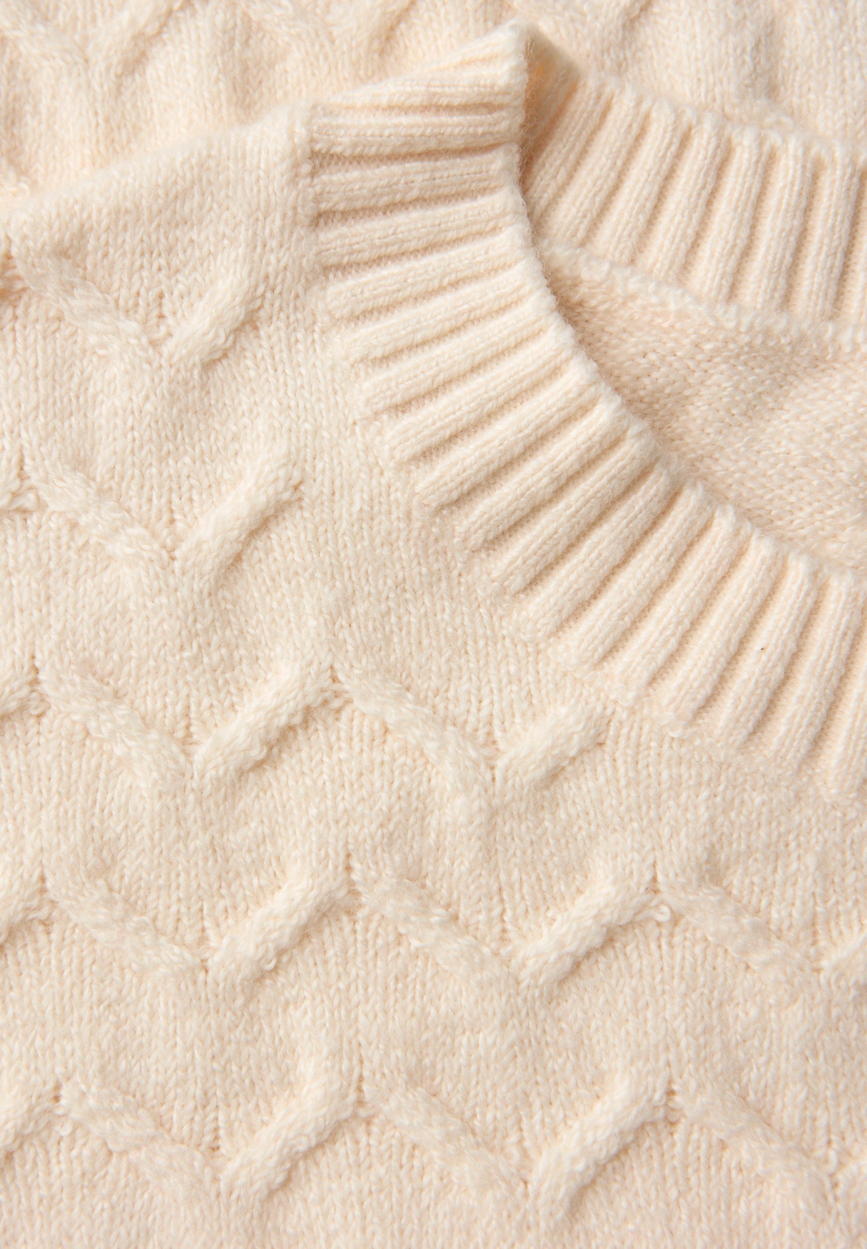 STREET ONE Strickpullover - modischer Zopfstrick Pullover günstig online kaufen