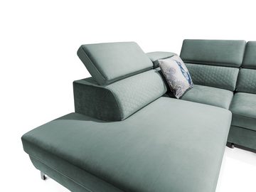 Stylefy Ecksofa Martinsburg, L-Form, Eckcouch, Relaxfunktion