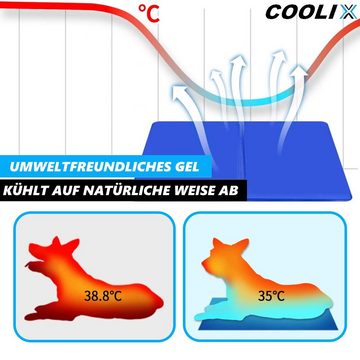 MAVURA Hundematte COOLIX Hunde Kühlmatte Haustier Kühlunterlage, Kühldecke Kältematte Gelmatte selbstkühlend für Hund & Katze