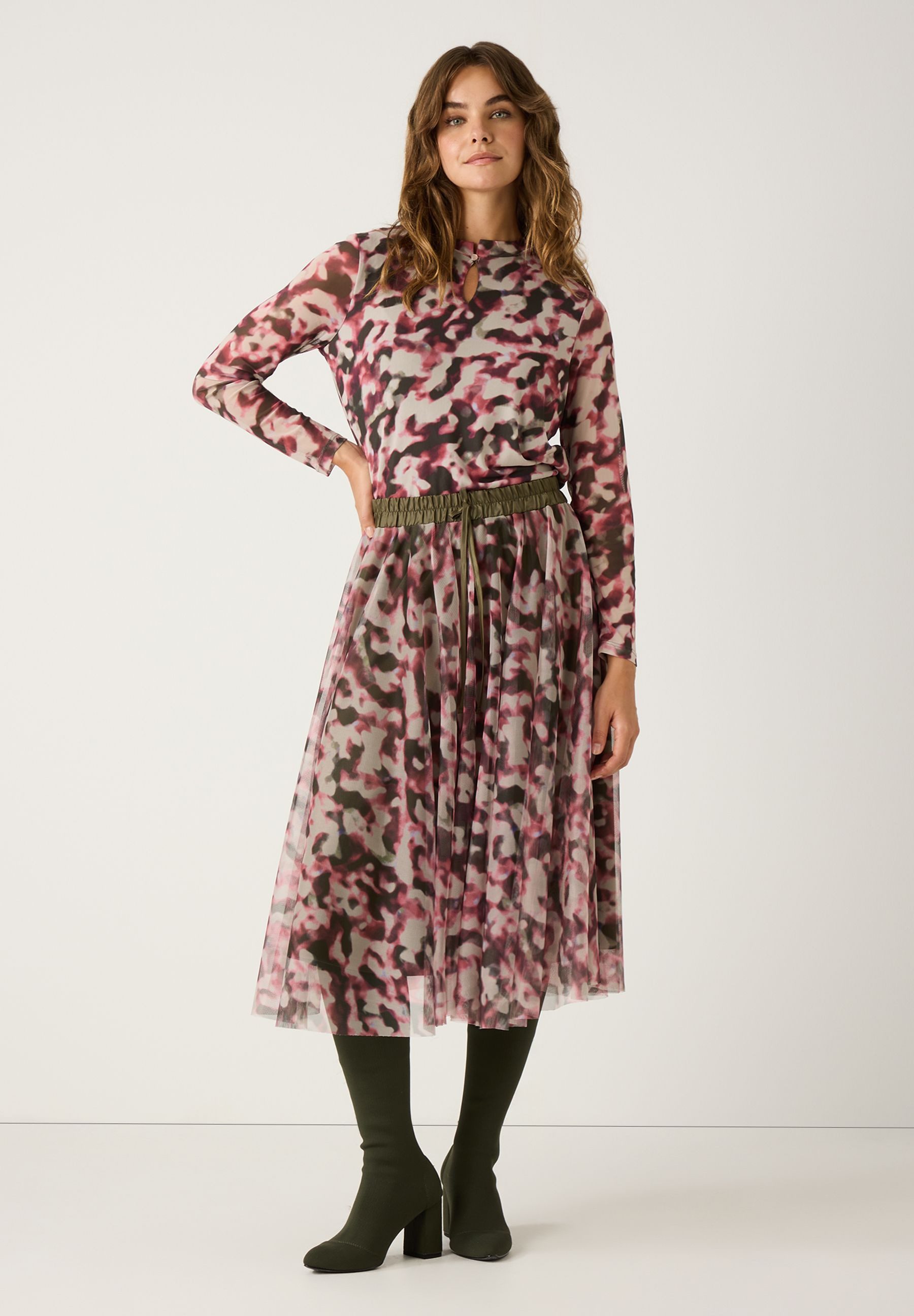 MORE&MORE Faltenrock günstig online kaufen