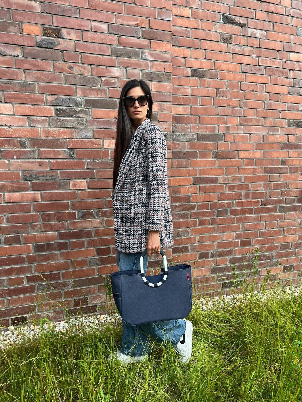 REISENTHEL® Shopper loopshopper M (1-tlg), Herausnehmbare Innentasche, Standfüße, Innentasche Reißverschluss