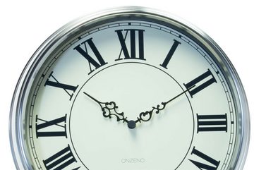 ONZENO Wanduhr THE VINTAGE. 35x35x9 cm (handgefertigte Design-Uhr)