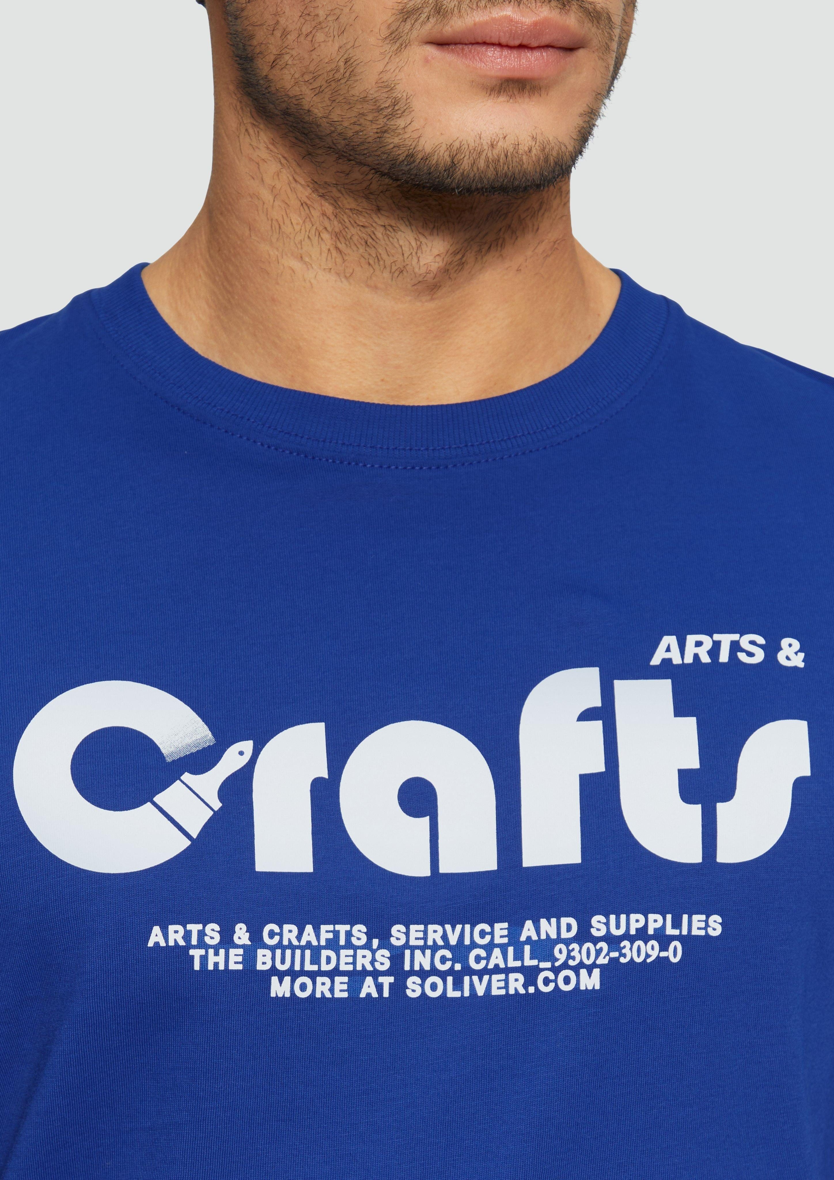 s.Oliver Kurzarmshirt T-Shirt mit Crew Neck günstig online kaufen