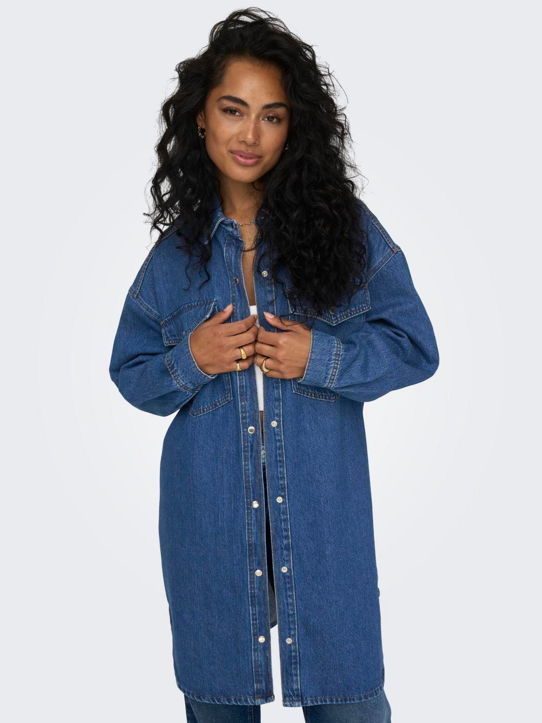 ONLY Jeanshemd günstig online kaufen