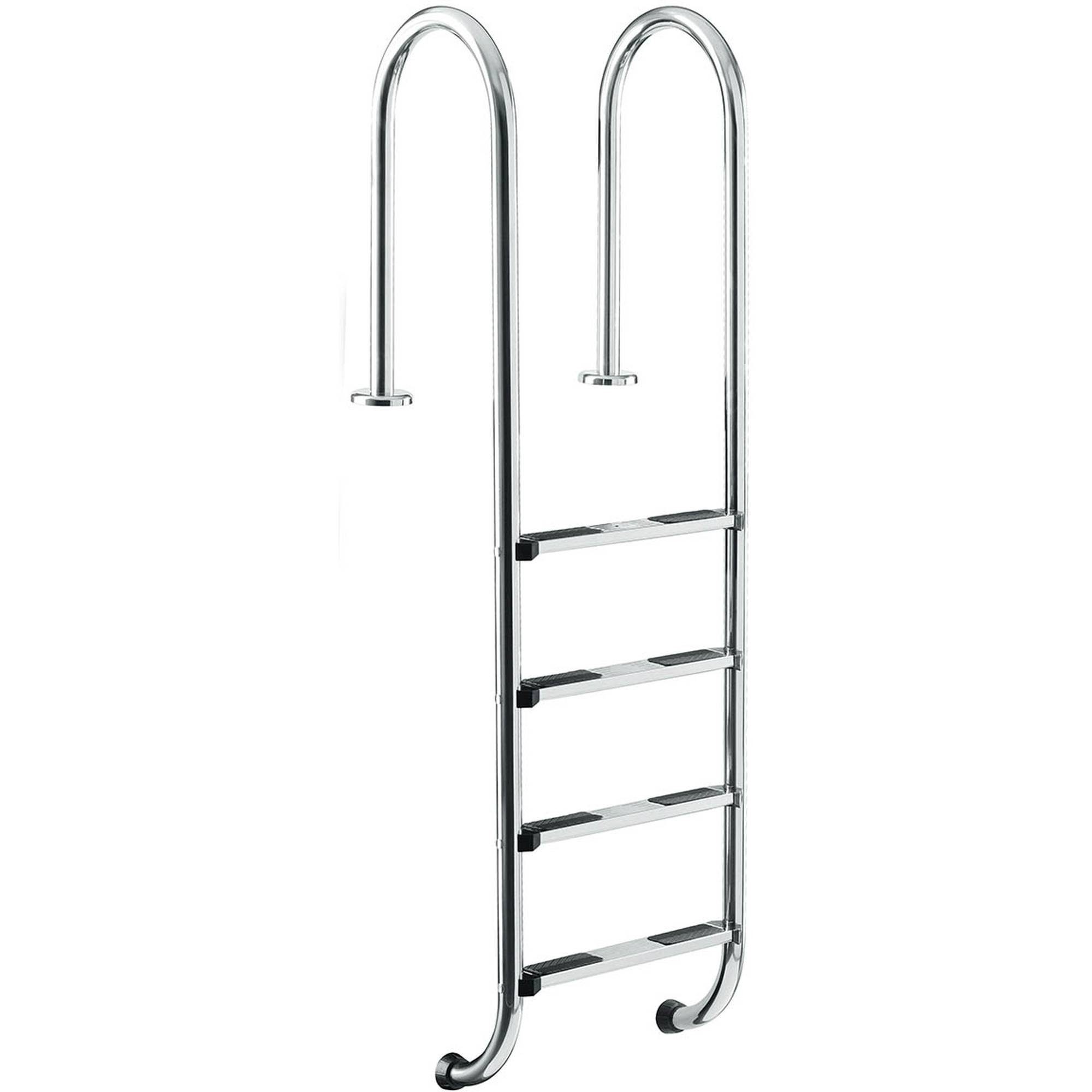 Waterman Poolleiter Poolleiter Edelstahl für Tiefbecken mit 150 cm höh (Komplett-Set, 1-St)