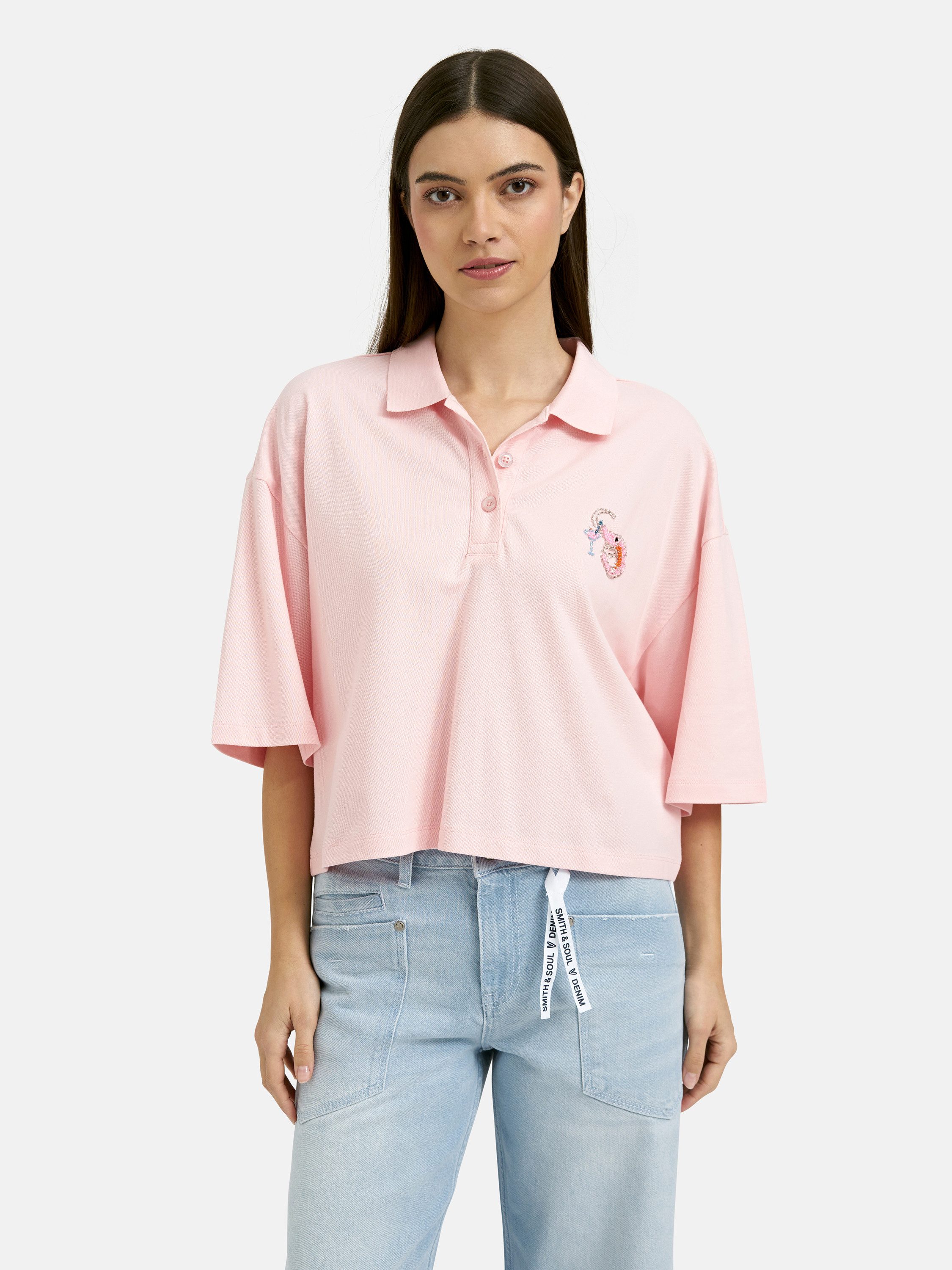 Smith & Soul Poloshirt mit Baumwolle