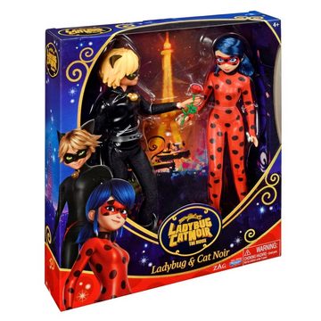 Playmates Toys Anziehpuppe 50198, Puppenset Miraculous Ladybug und Cat Noir Film-Version