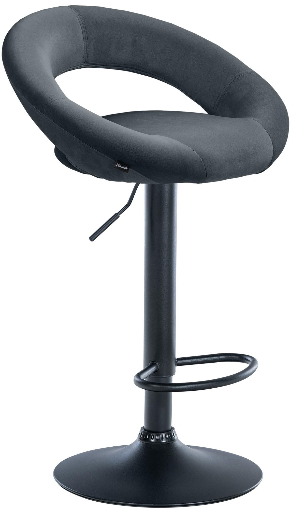 CLP Barhocker Olinda, Samt, höhenverstellbar und drehbar günstig online kaufen