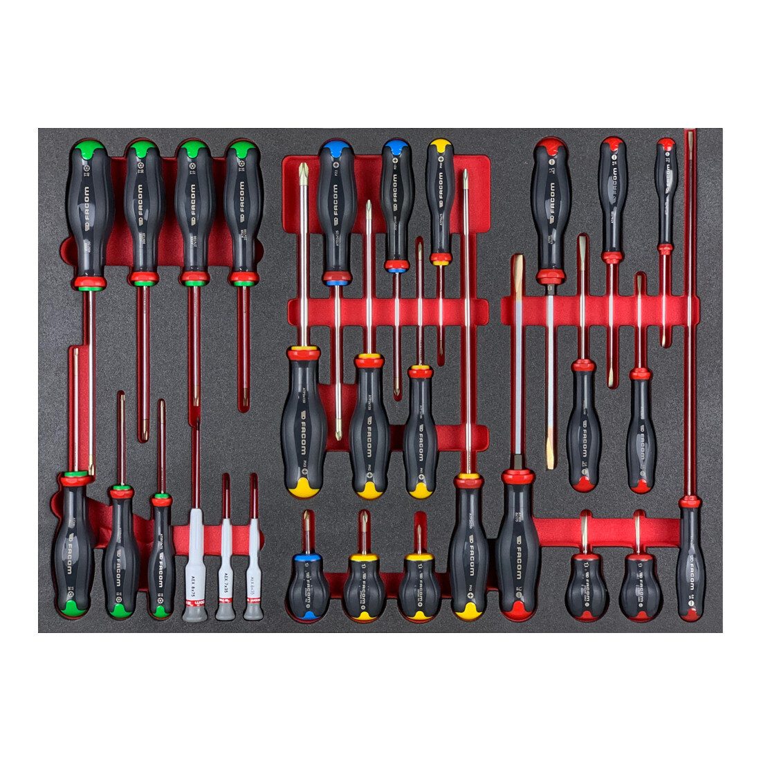 Facom Schraubendreher Facom Modul 26Schraubendreher+3Micro-Tech