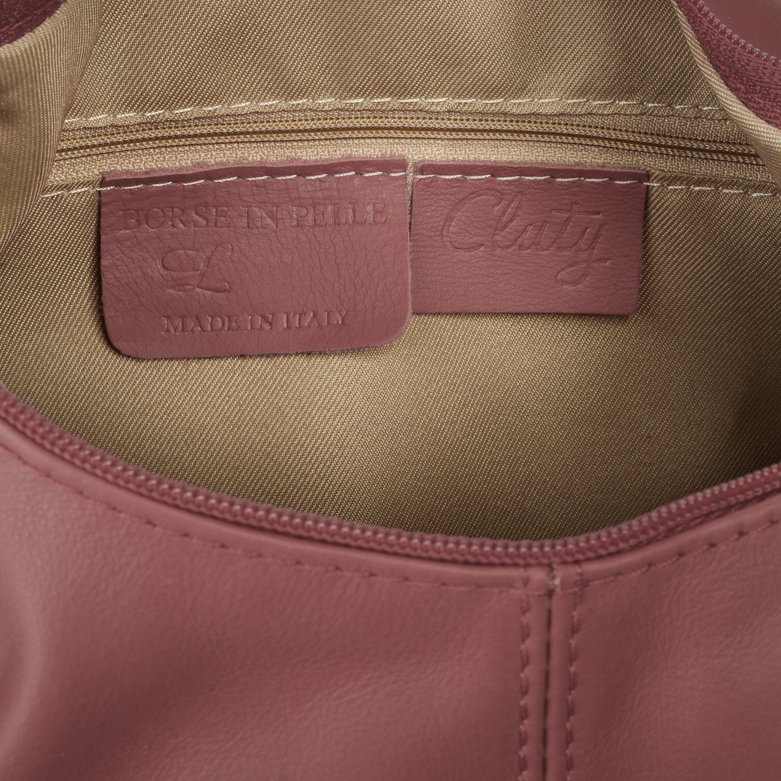 Cluty Shopper (1-tlg), echt Leder, Made in Italy