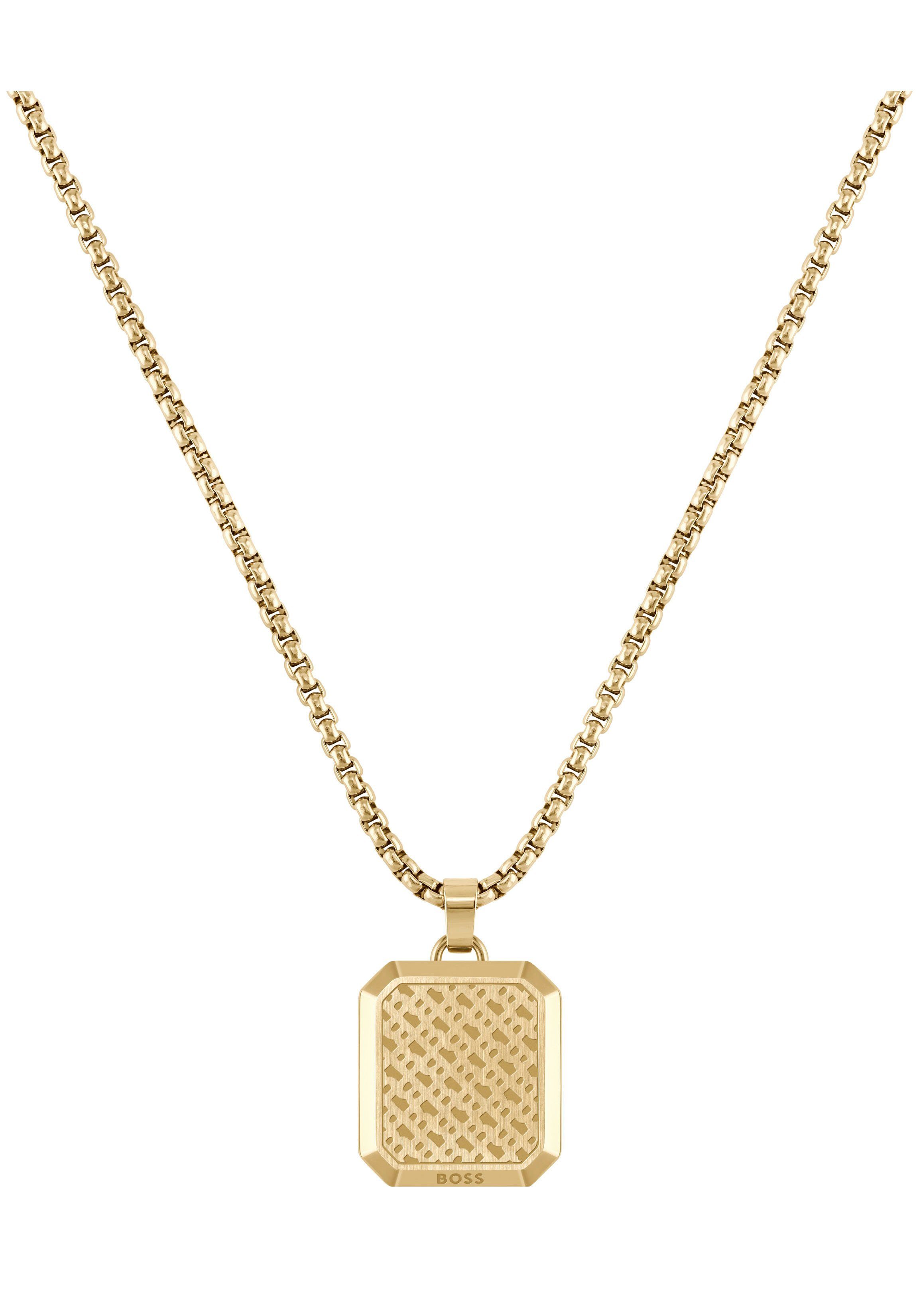 BOSS Kette mit Anhänger Schmuck Edelsta...