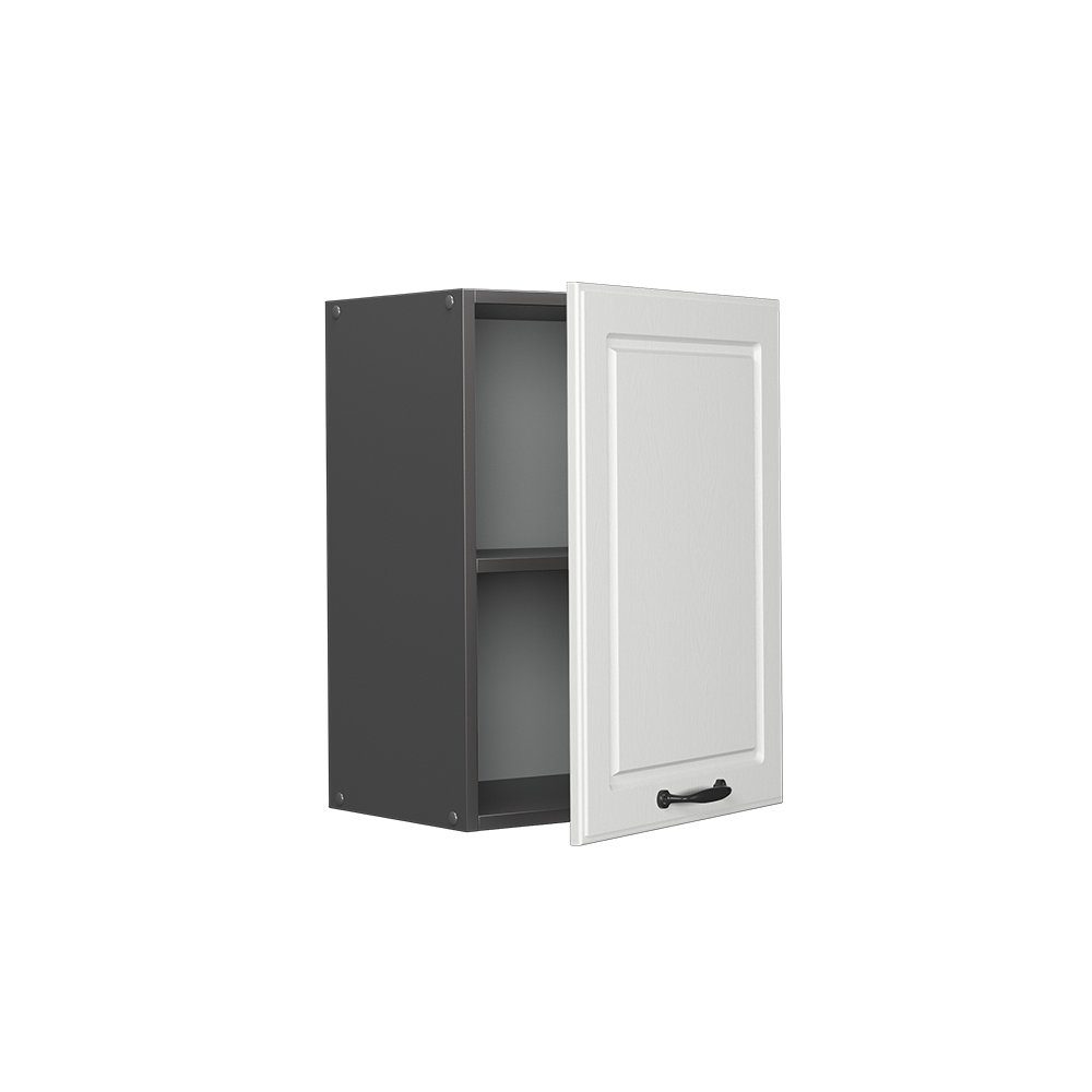 Vicco Hängeschrank R-Line, Weiß Landhaus/Anthrazit, 45 cm (1-St)