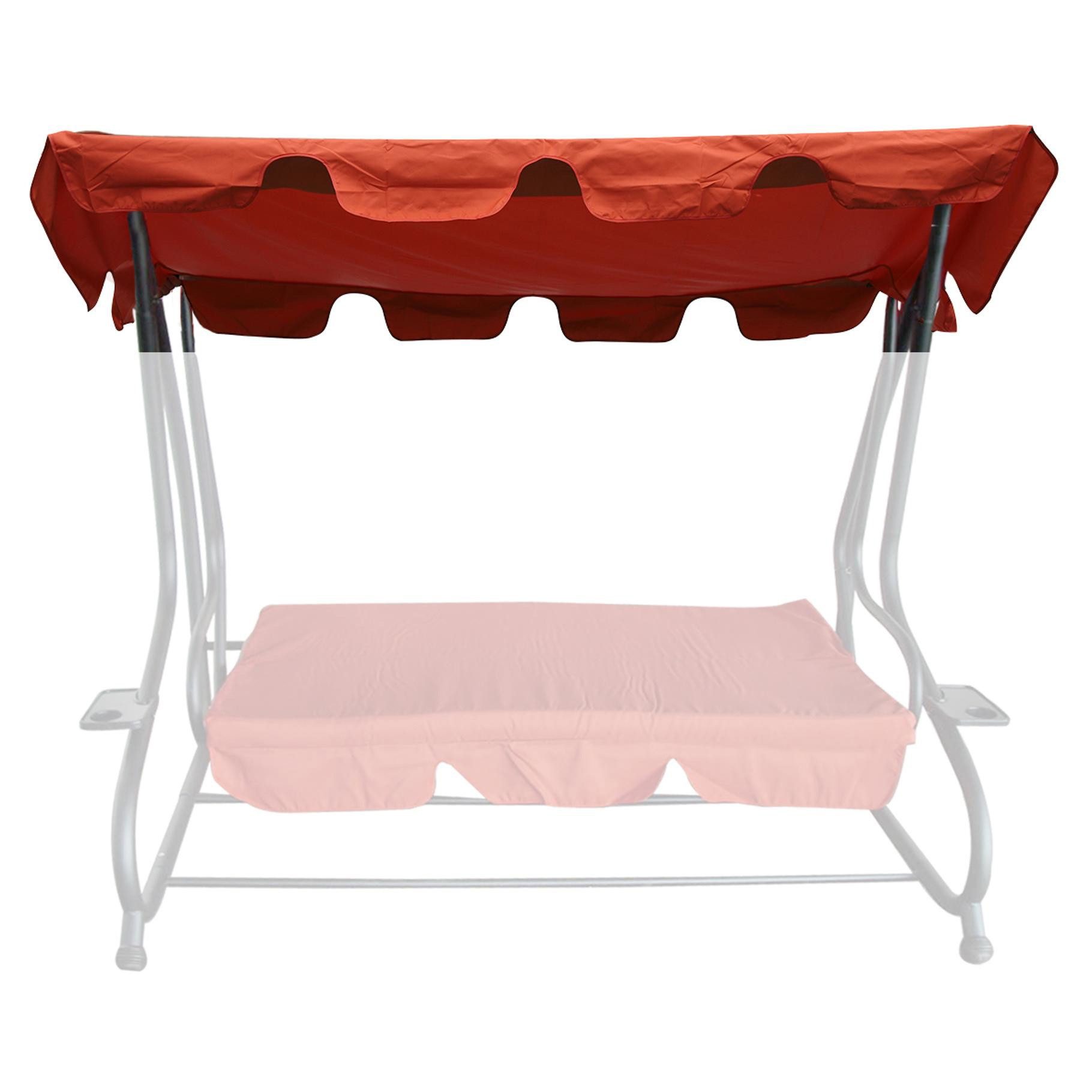 Haushalt International Hollywoodschaukelersatzdach Ersatzdach für Hollywoodschaukel ca. 193 x 151 cm, terrakotta, (1-tlg)