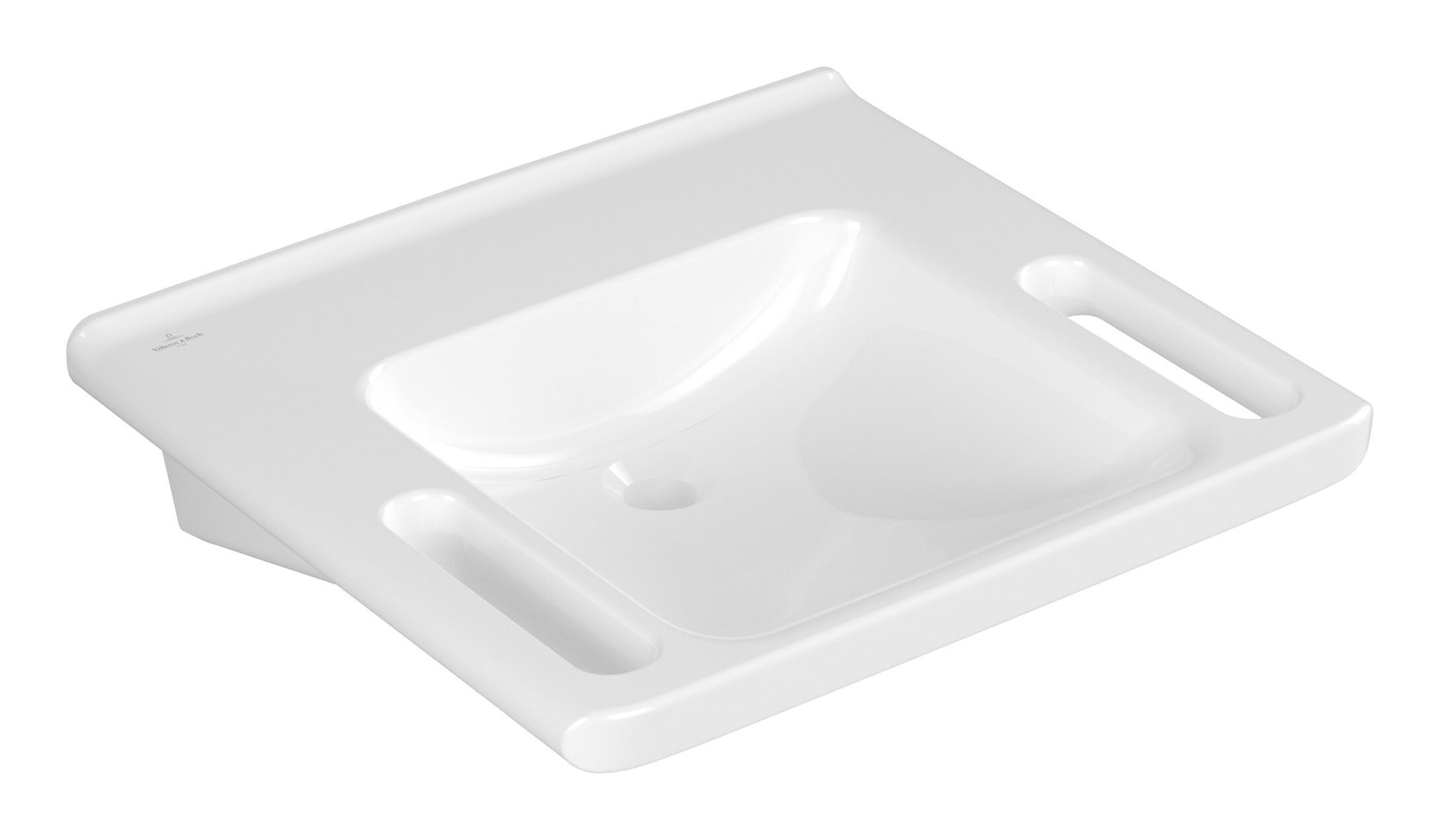Villeroy & Boch Раковины ViCare, ViCare ohne Überlauf 600 x 550 x 180 mm - Weiß Alpin mit CeramicPlus