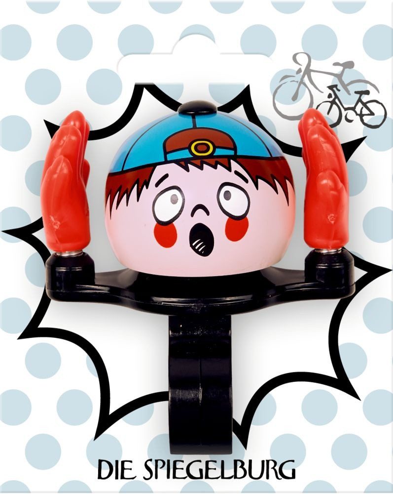 Spiegelburg Fahrradklingel "Oooh Red Hand Boy", Fahrrad Glocke