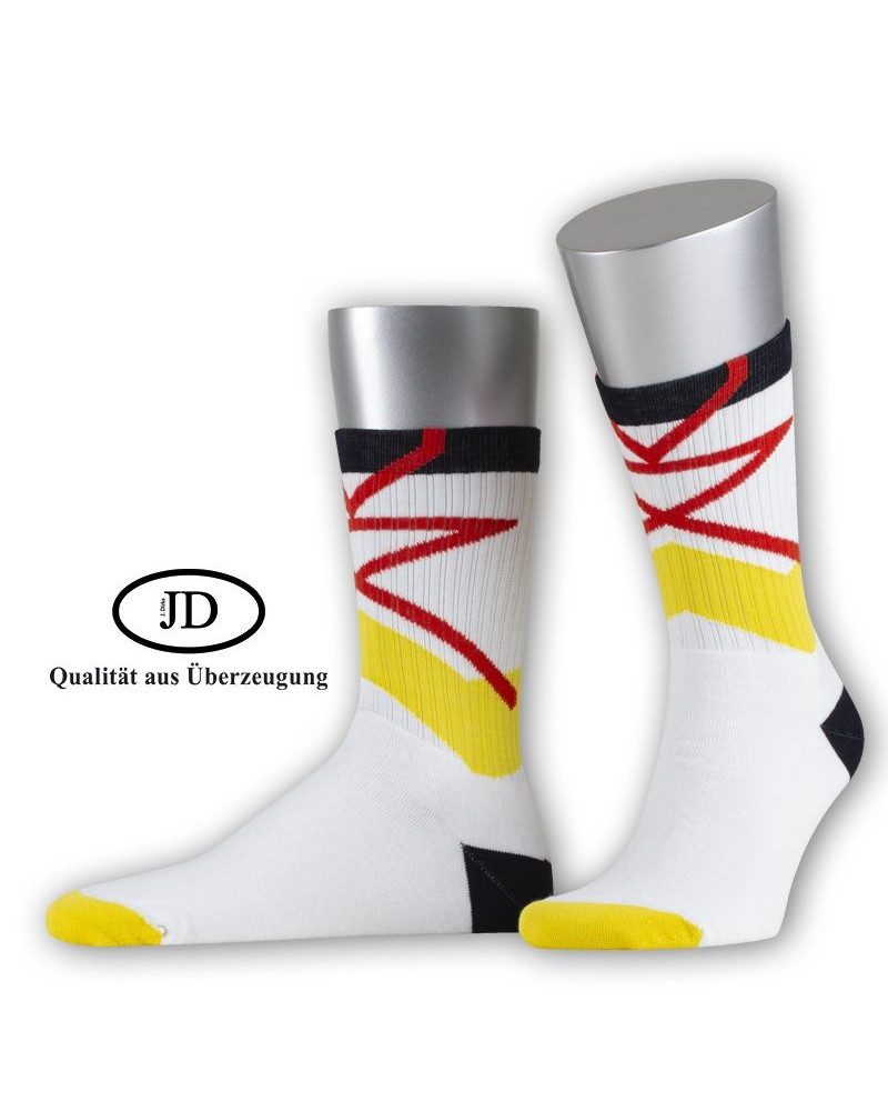 JD Sportsocken Jordan-O.White Laces (Bio-Baumwolle) weiss/bunt - 1 Paar günstig online kaufen