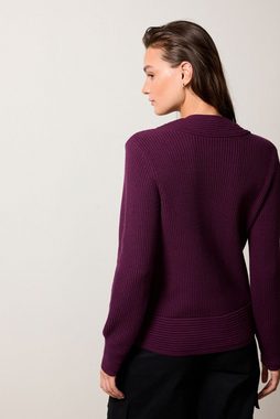 Next V-Ausschnitt-Pullover Pullover mit V-Ausschnitt und gerippten Bündchen (1-tlg)