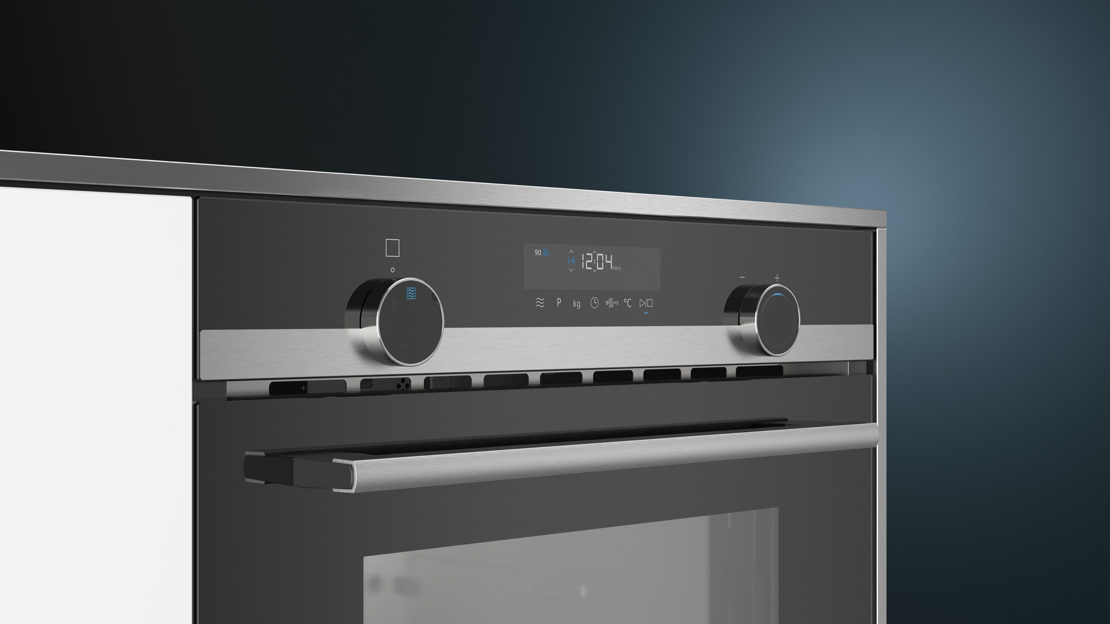 SIEMENS Backofen mit Mikrowelle iQ500 CM585AGS1, Hydrolyse, Zeiteinsparende Schnellaufheizung & gleichmäßige Heißluft – Bild 3 von 3
