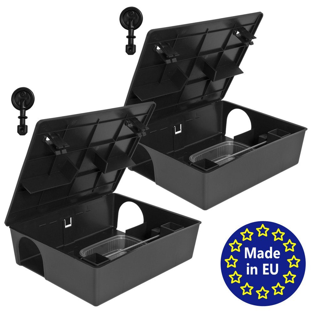 Ratten Köderbox 4X I Sicher Für Kind Und Tier I Effektive Köderboxen Rattenköder Gift - Foto 10