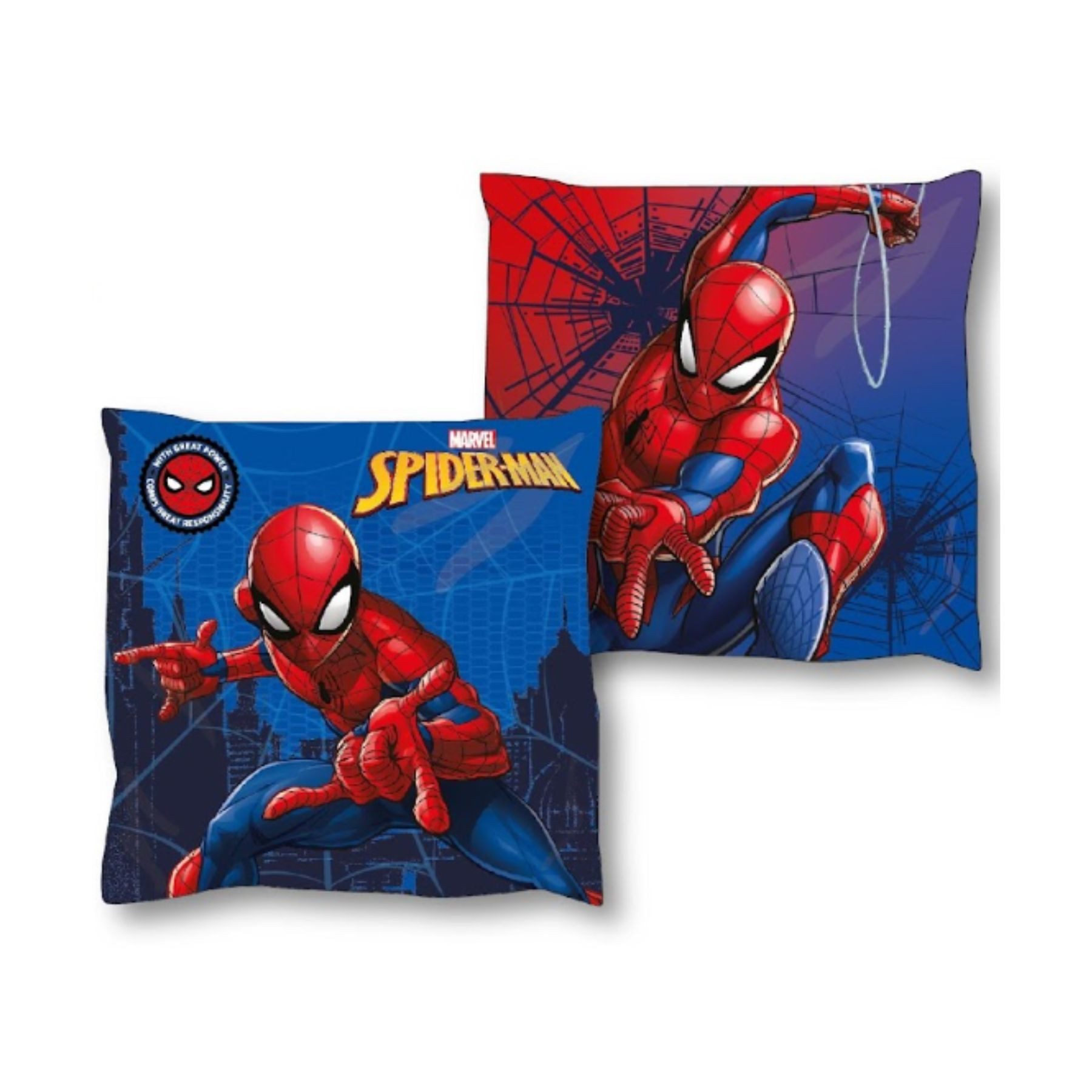 Spiderman Dekokissen Kissen Sofakissen– Gemütlichkeit und Style vereint, 38 x 38 cm