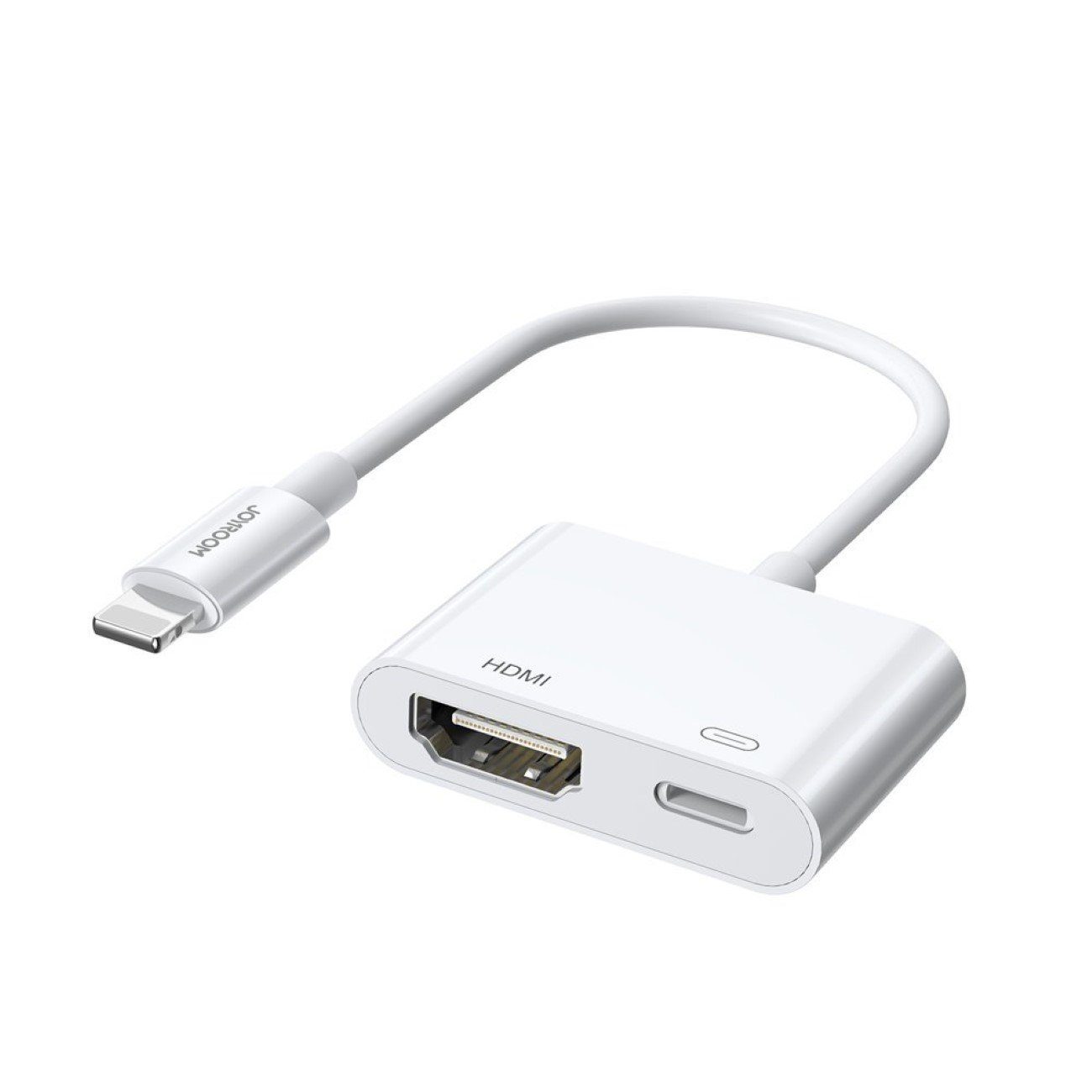 JOYROOM Адаптери iPhone auf digitales HDMI + iPhone FullHD 1080p 60Hz weiß Hdmi-адаптер