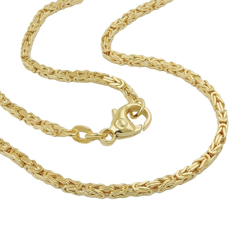 Erario D'Or Goldarmband Armband massiv Königskette 14Kt GOLD 18,5 cm