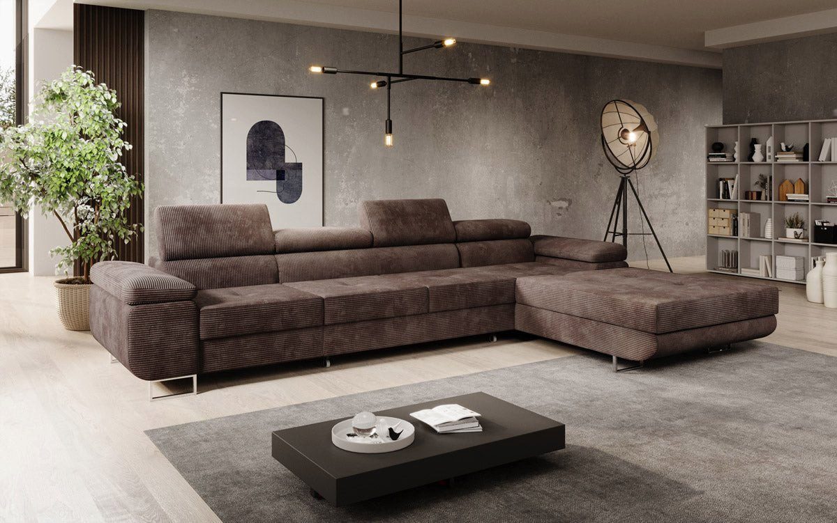 Luxusbetten24 Schlafsofa Designer Sofa Calvera Maxi, in Cord mit Schlaf- un günstig online kaufen