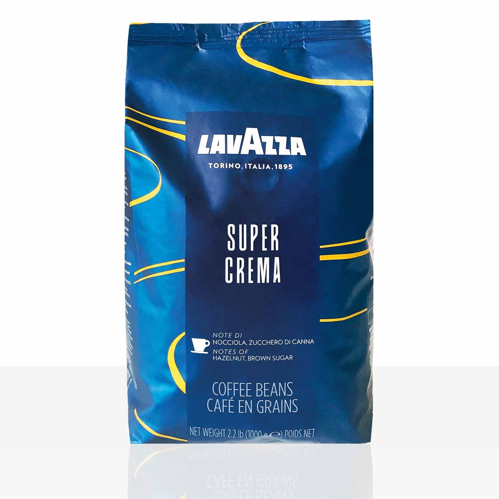 Lavazza Kaffee Lavazza Espresso Super Crema - 1kg Kaffeebohnen, 1 x 1000 g