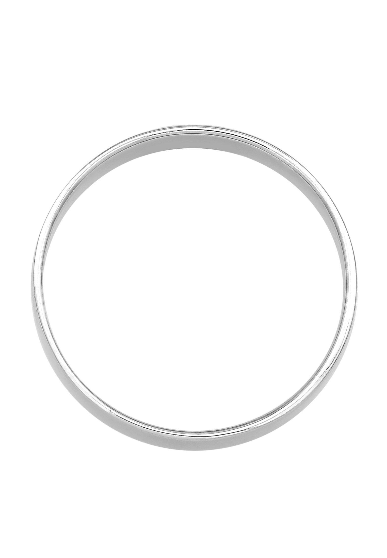 Elli Premium Fingerring Bandring Trauring Basic 585 Weißgold