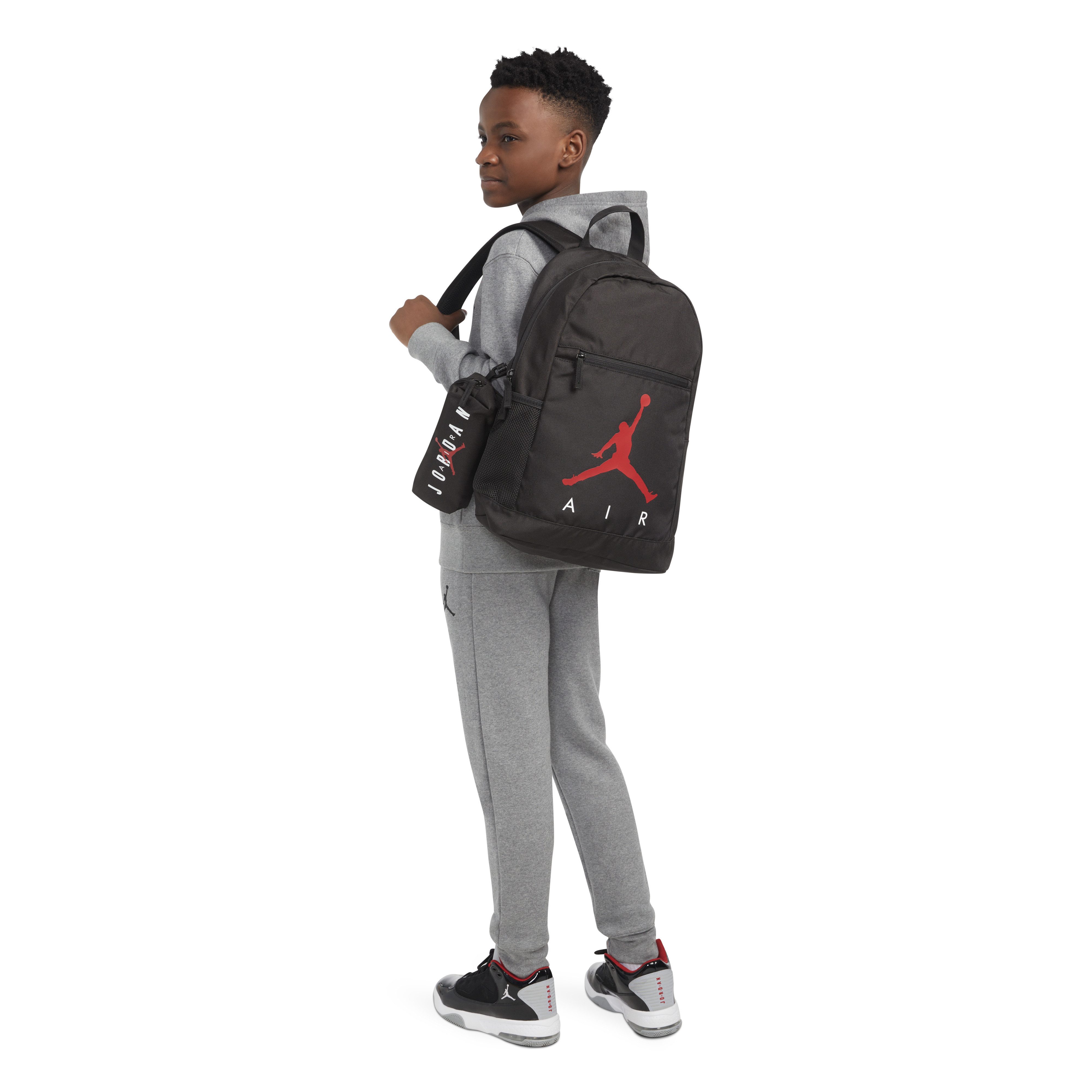 Jordan Rucksack JAN AIR SCHOOL BACKPACK für Kinder (2-tlg), für Alltag und Freizeit, für Erwachsene geeignet, robustes Material